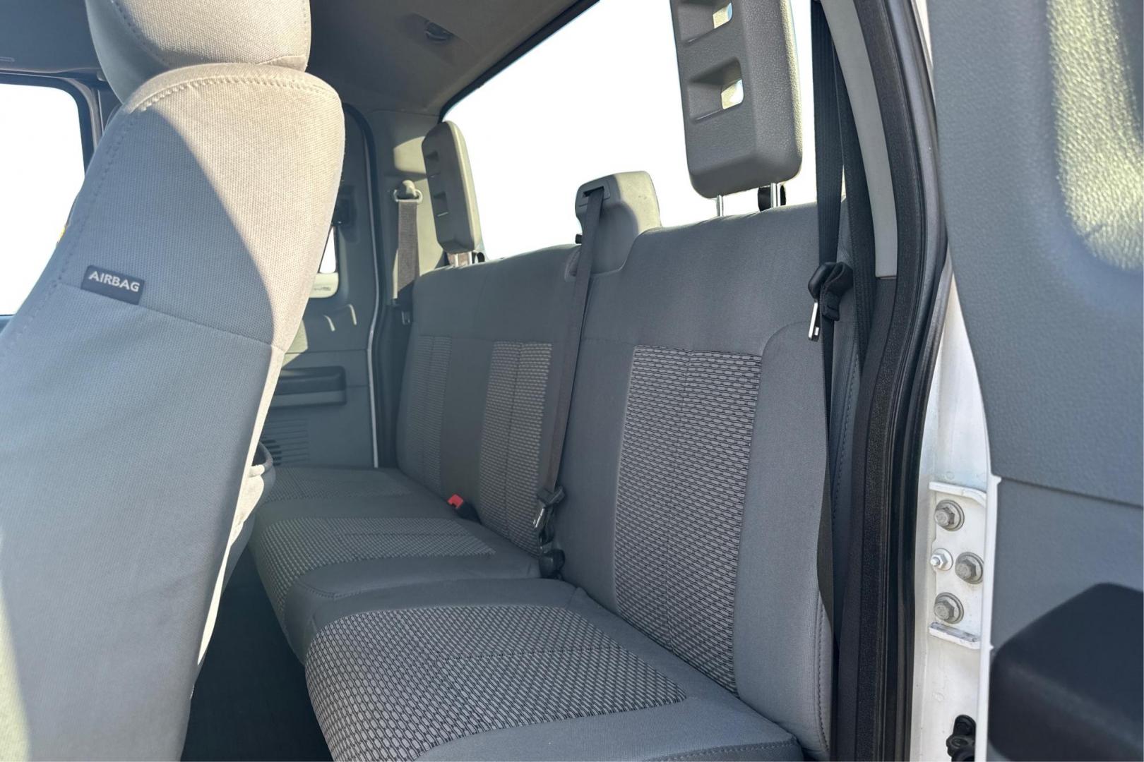 2015 White Ford F-250 SD XLT SuperCab Long Bed 4WD (1FT7X2B68FE) with an 6.2L V8 OHV 16V engine, 6-Speed Automatic transmission, located at 767 S State Road, Pleasant Grove, UT, 84062, (801) 785-1058, 40.354839, -111.736687 - Photo#15