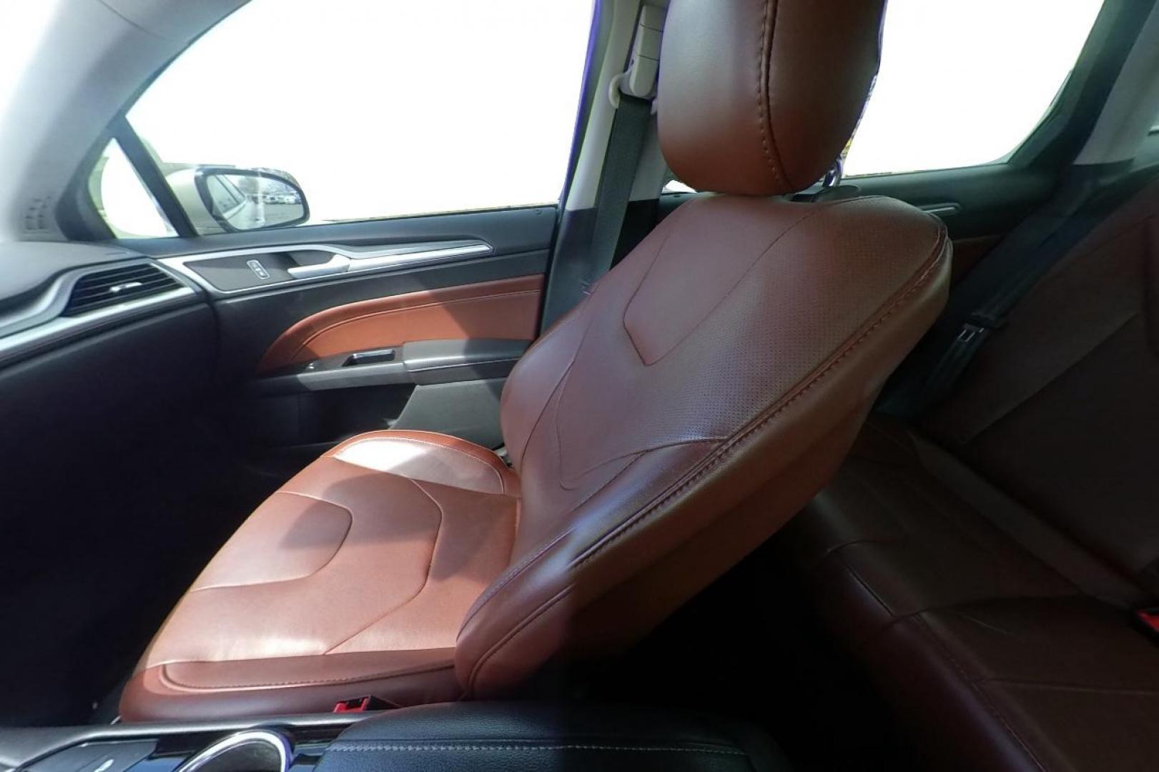2015 Gray Ford Fusion Titanium (3FA6P0K93FR) with an 2.0L L4 DOHC 16V engine, Auto, 6-Spd w/SelShft transmission, located at 7755 State Street, Midvale, UT, 84047, (801) 753-9063, 40.610329, -111.892159 - Photo#17