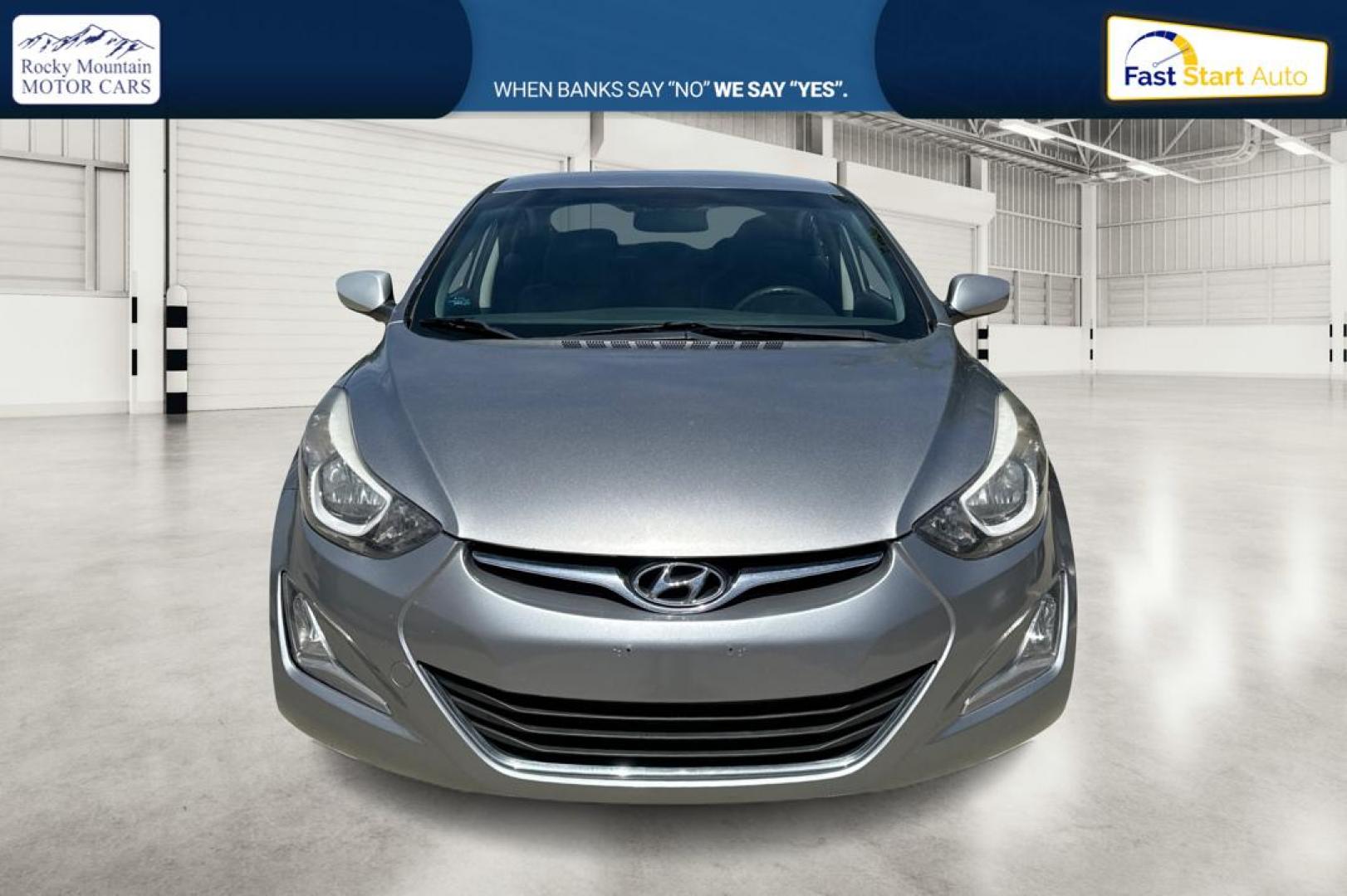 2015 Gray Hyundai Elantra Limited (KMHDH4AE7FU) with an 1.8L L4 DOHC 16V engine, 6-Speed Automatic transmission, located at 767 S State Road, Pleasant Grove, UT, 84062, (801) 785-1058, 40.354839, -111.736687 - Photo#9