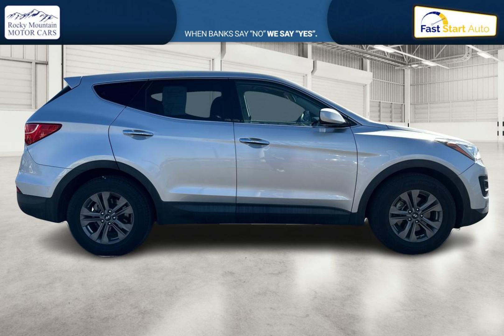 2015 Silver Hyundai Santa Fe Sport 2.4 FWD (5XYZT3LB1FG) with an 2.4L L4 DOHC 16V engine, 6-Speed Automatic transmission, located at 7755 State Street, Midvale, UT, 84047, (801) 753-9063, 40.610329, -111.892159 - Photo#1