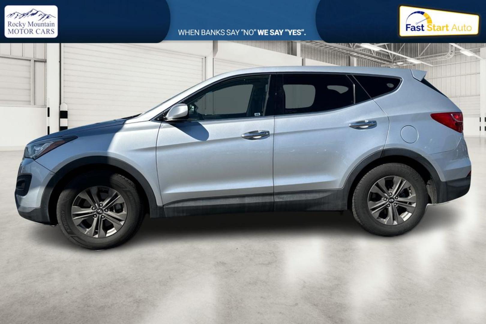 2015 Silver Hyundai Santa Fe Sport 2.4 FWD (5XYZT3LB1FG) with an 2.4L L4 DOHC 16V engine, 6-Speed Automatic transmission, located at 7755 State Street, Midvale, UT, 84047, (801) 753-9063, 40.610329, -111.892159 - Photo#6