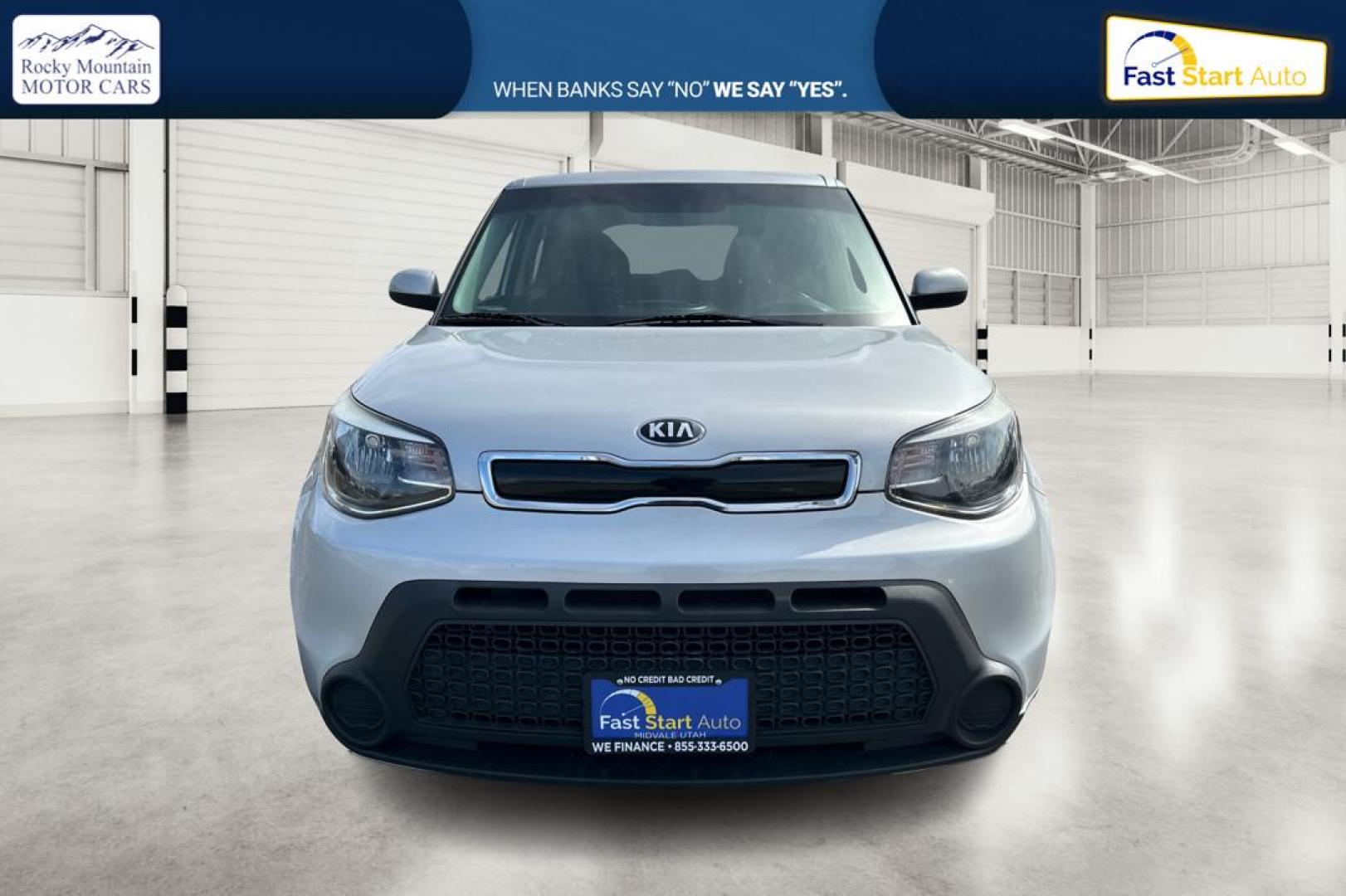 2015 Silver Kia Soul + (KNDJP3A58F7) with an 2.0L L4 DOHC 16V engine, 6-Speed Automatic transmission, located at 7755 State Street, Midvale, UT, 84047, (801) 753-9063, 40.610329, -111.892159 - Photo#9