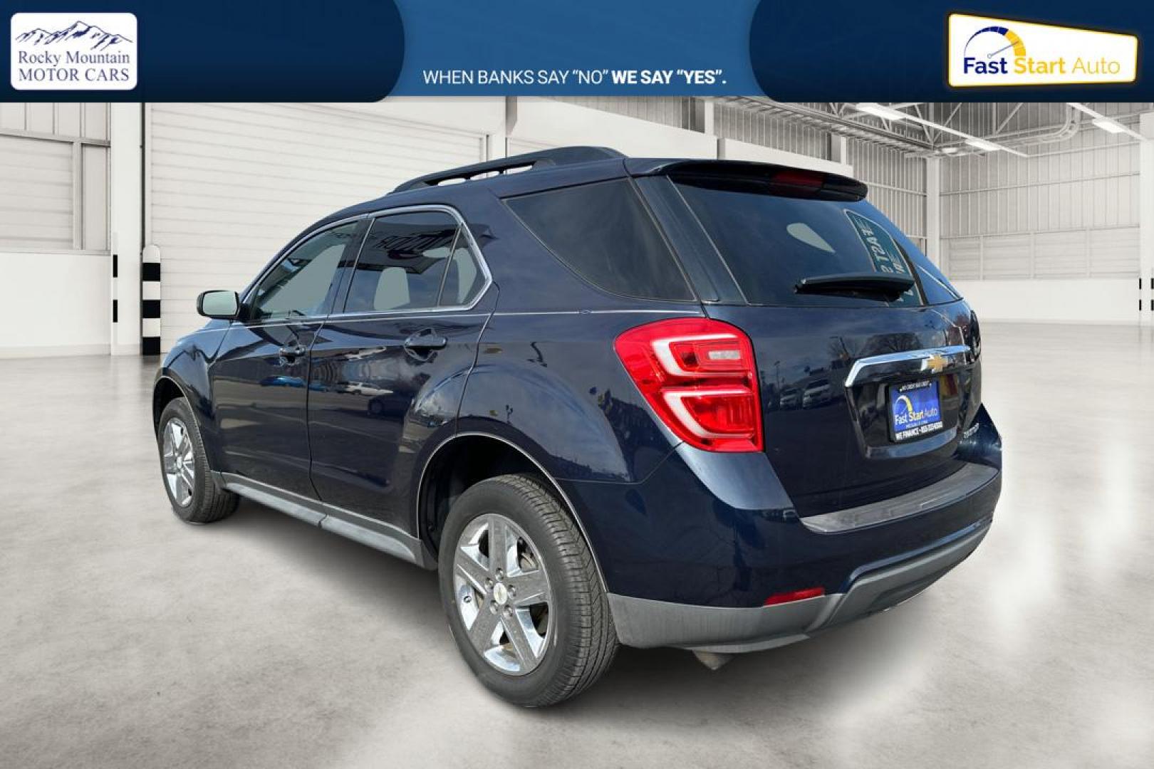 2016 Blue Chevrolet Equinox LT 2WD (2GNALCEK7G1) with an 2.4L L4 DOHC 16V FFV engine, 6A transmission, located at 7755 State Street, Midvale, UT, 84047, (801) 753-9063, 40.610329, -111.892159 - Photo#5