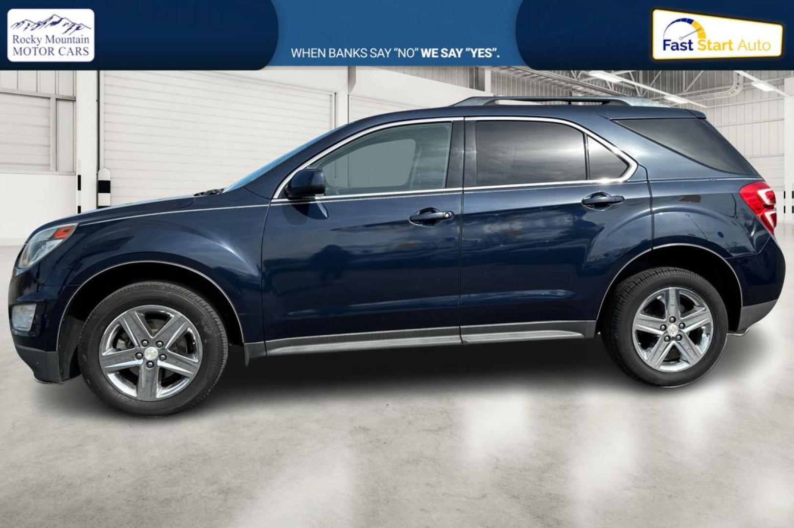 2016 Blue Chevrolet Equinox LT 2WD (2GNALCEK7G1) with an 2.4L L4 DOHC 16V FFV engine, 6A transmission, located at 7755 State Street, Midvale, UT, 84047, (801) 753-9063, 40.610329, -111.892159 - Photo#6