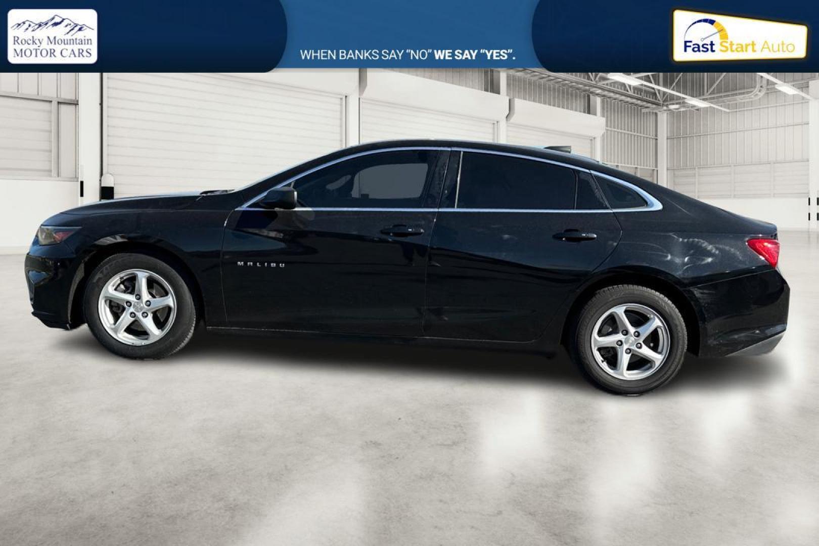2016 Black Chevrolet Malibu LS (1G1ZB5ST3GF) with an 1.5L L4 DOHC 16V engine, 6A transmission, located at 7755 State Street, Midvale, UT, 84047, (801) 753-9063, 40.610329, -111.892159 - Photo#6