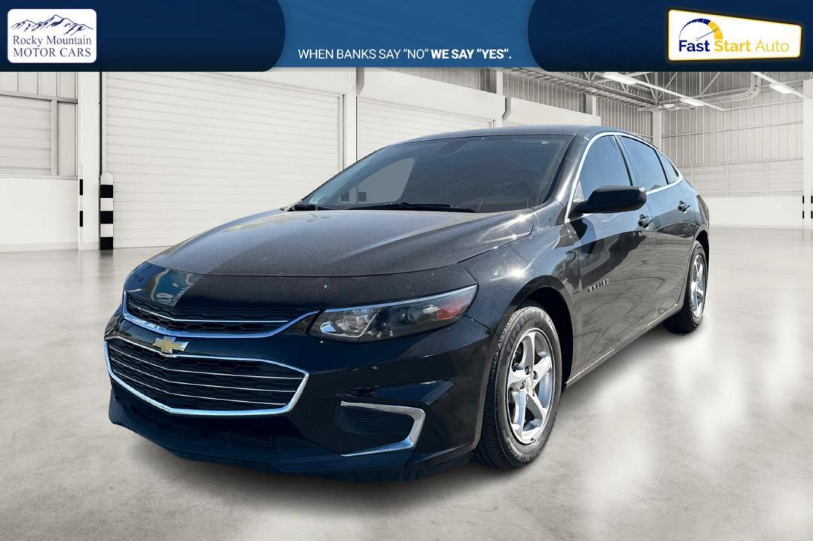 2016 Black Chevrolet Malibu LS (1G1ZB5ST3GF) with an 1.5L L4 DOHC 16V engine, 6A transmission, located at 7755 State Street, Midvale, UT, 84047, (801) 753-9063, 40.610329, -111.892159 - Photo#8