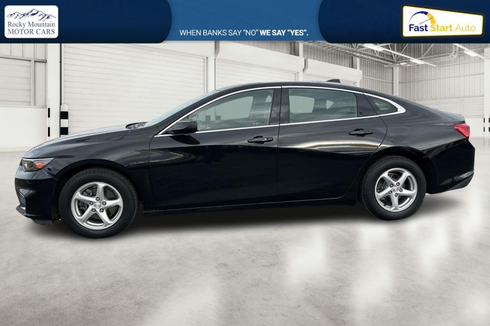 2016 Black Chevrolet Malibu LS (1G1ZB5ST6GF) with an 1.5L L4 DOHC 16V engine, 6A transmission, located at 7755 State Street, Midvale, UT, 84047, (801) 753-9063, 40.610329, -111.892159 - Photo#6