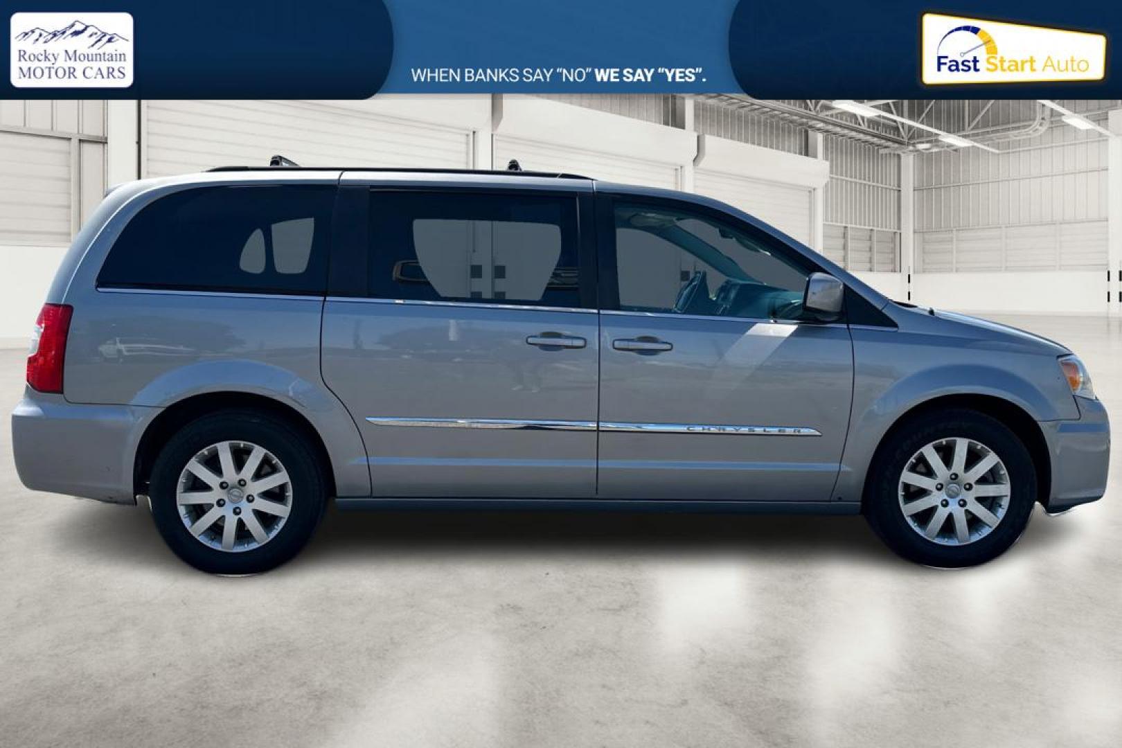 2016 Silver Chrysler Town and Country Touring (2C4RC1BG8GR) with an 3.6L V6 DOHC 24V engine, 6A transmission, located at 7755 State Street, Midvale, UT, 84047, (801) 753-9063, 40.610329, -111.892159 - Photo#1