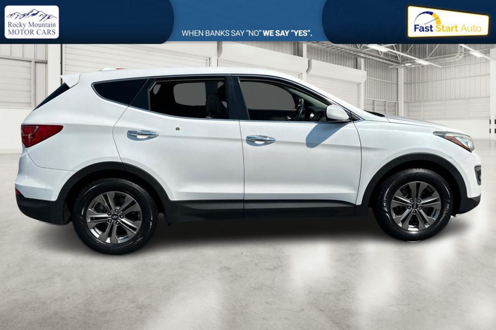 2016 White Hyundai Santa Fe Sport 2.4 FWD (5XYZT3LB3GG) with an 2.4L L4 DOHC 16V engine, 6-Speed Automatic transmission, located at 7755 State Street, Midvale, UT, 84047, (801) 753-9063, 40.610329, -111.892159 - Photo#1