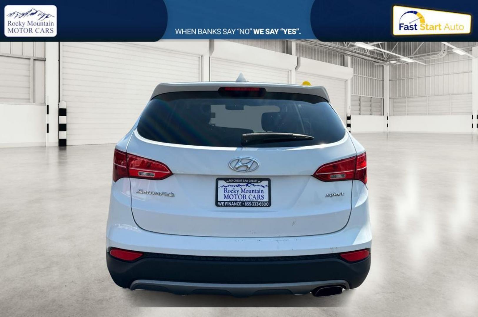 2016 White Hyundai Santa Fe Sport 2.4 FWD (5XYZT3LB3GG) with an 2.4L L4 DOHC 16V engine, 6-Speed Automatic transmission, located at 7755 State Street, Midvale, UT, 84047, (801) 753-9063, 40.610329, -111.892159 - Photo#4