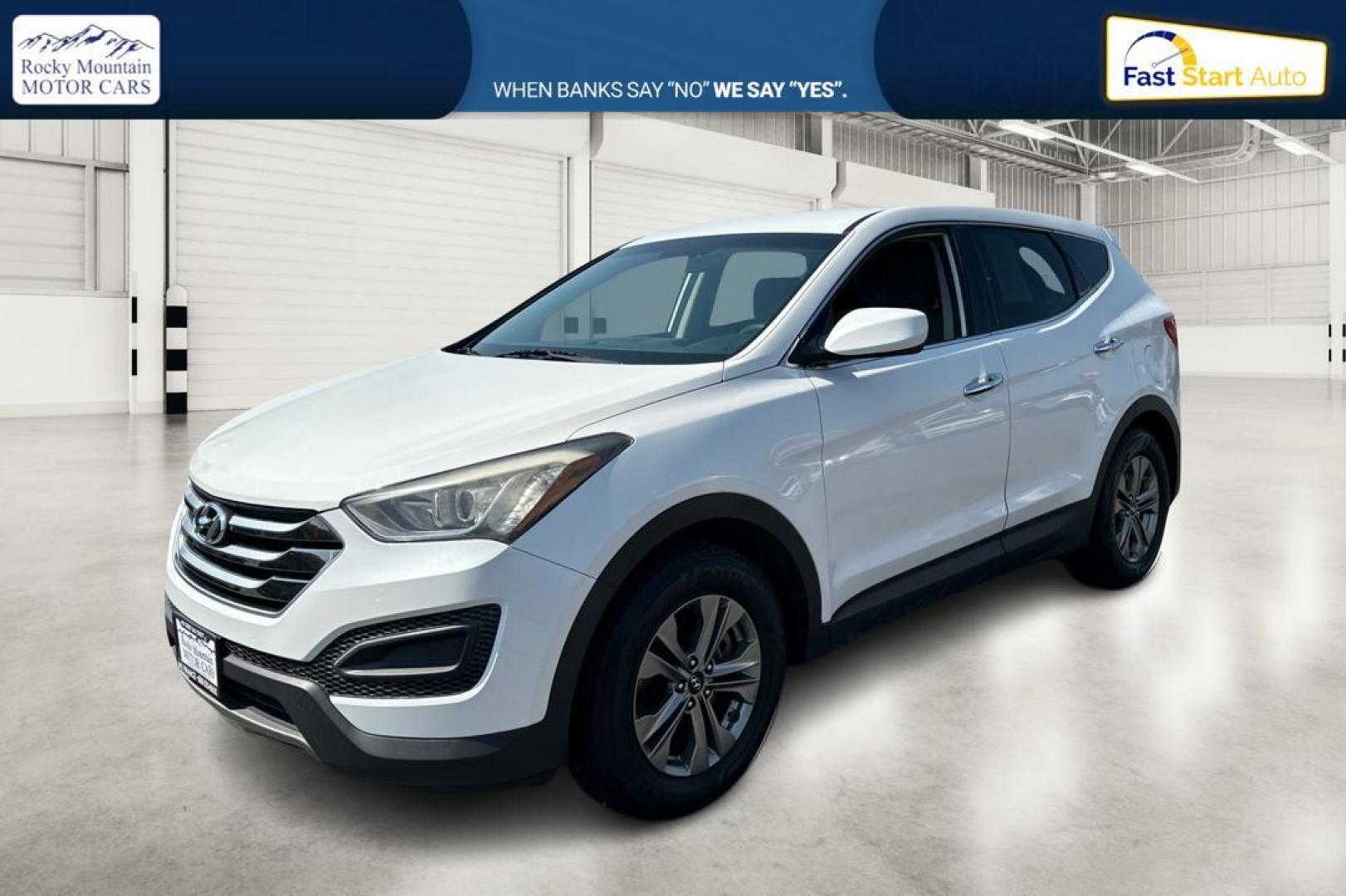 2016 White Hyundai Santa Fe Sport 2.4 FWD (5XYZT3LB3GG) with an 2.4L L4 DOHC 16V engine, 6-Speed Automatic transmission, located at 7755 State Street, Midvale, UT, 84047, (801) 753-9063, 40.610329, -111.892159 - Photo#8