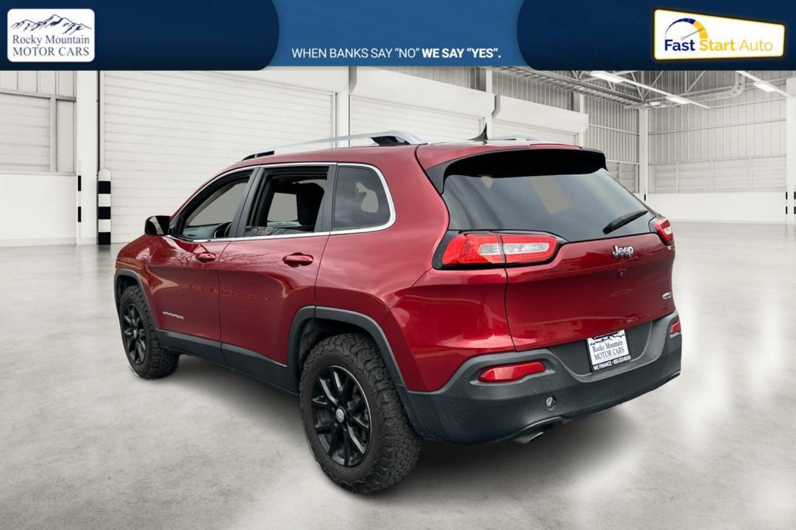 2016 Red Jeep Cherokee Latitude FWD (1C4PJLCB1GW) with an 2.4L L4 DOHC 16V engine, 9A transmission, located at 7755 State Street, Midvale, UT, 84047, (801) 753-9063, 40.610329, -111.892159 - Photo#5
