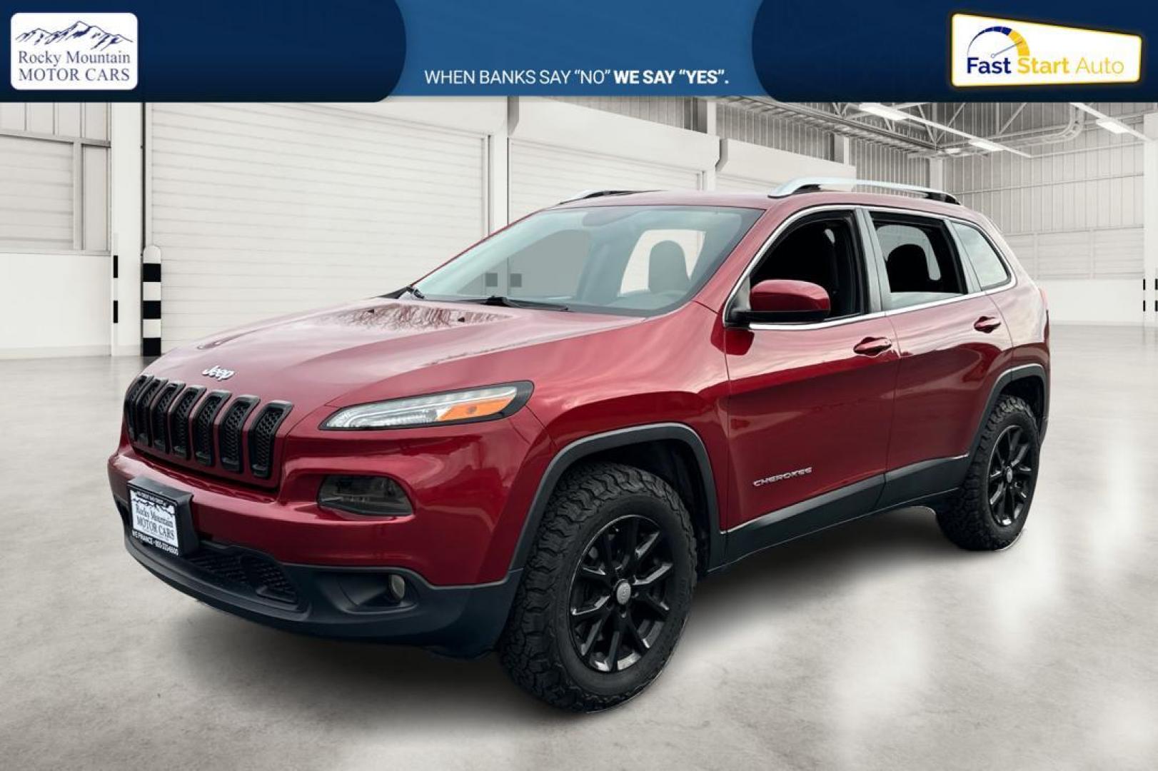 2016 Red Jeep Cherokee Latitude FWD (1C4PJLCB1GW) with an 2.4L L4 DOHC 16V engine, 9A transmission, located at 7755 State Street, Midvale, UT, 84047, (801) 753-9063, 40.610329, -111.892159 - Photo#8