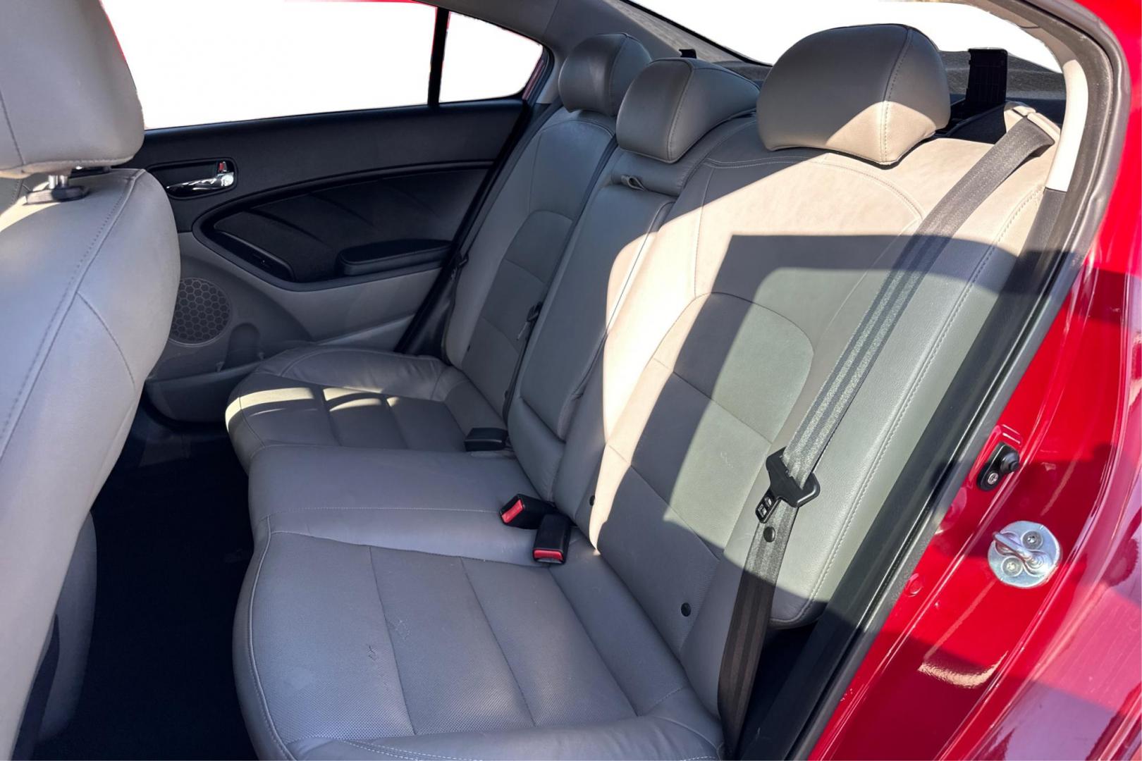 2016 Red Kia Forte EX (KNAFZ4A84G5) with an 2.0L L4 DOHC 16V engine, 6A transmission, located at 7755 State Street, Midvale, UT, 84047, (801) 753-9063, 40.610329, -111.892159 - Photo#15