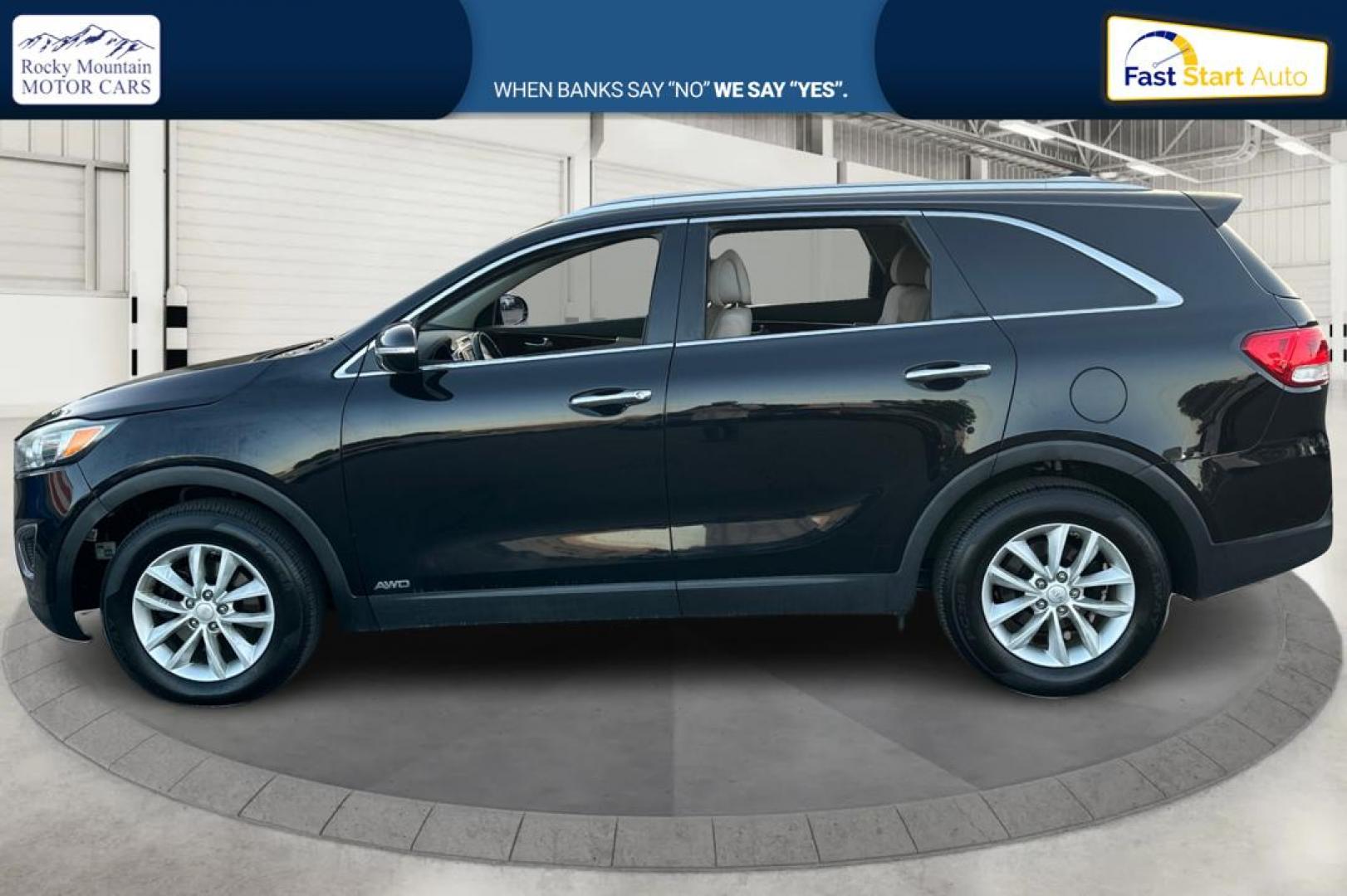 2016 Black Kia Sorento LX AWD (5XYPGDA38GG) with an 2.4L L4 DOHC 16V engine, 6-Speed Automatic transmission, located at 767 S State Road, Pleasant Grove, UT, 84062, (801) 785-1058, 40.354839, -111.736687 - Photo#5