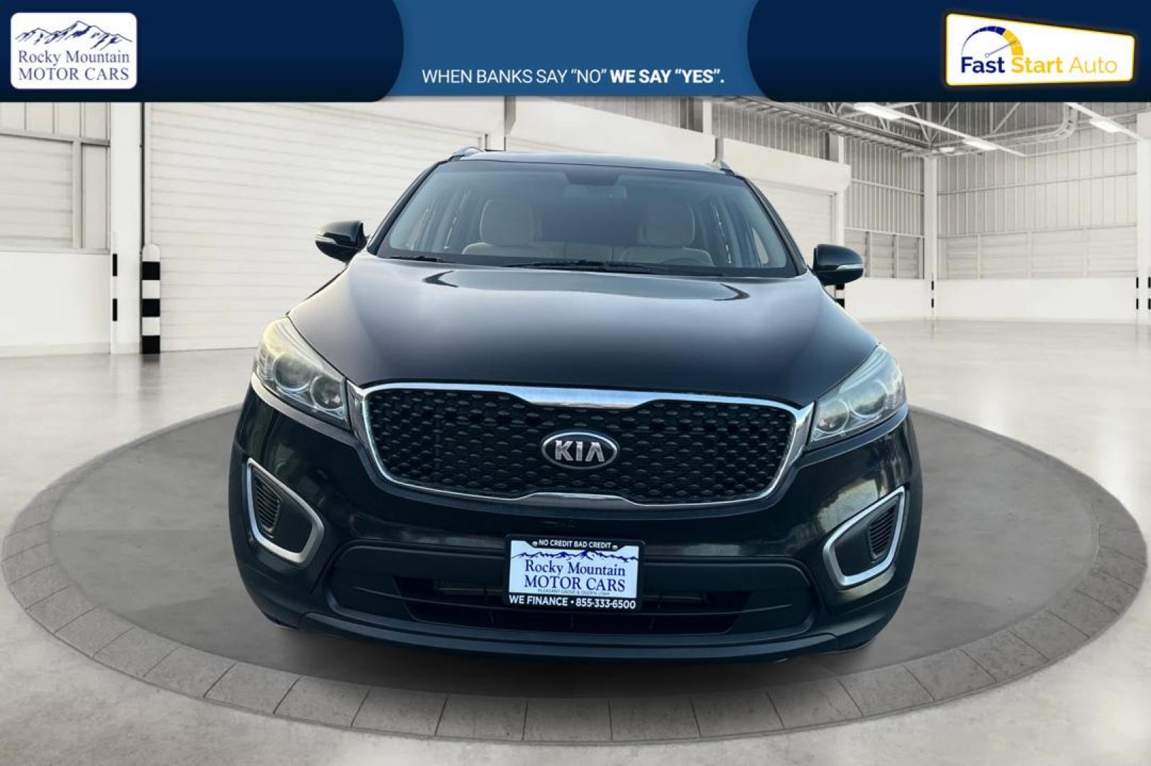 2016 Black Kia Sorento LX AWD (5XYPGDA38GG) with an 2.4L L4 DOHC 16V engine, 6-Speed Automatic transmission, located at 767 S State Road, Pleasant Grove, UT, 84062, (801) 785-1058, 40.354839, -111.736687 - Photo#7