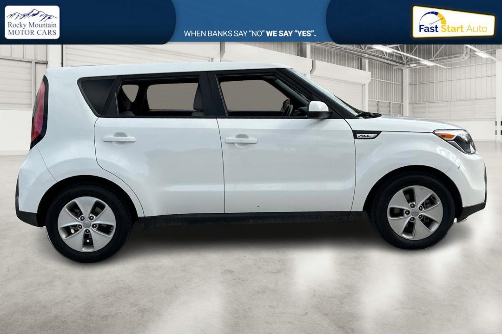 2016 White Kia Soul Base 6A (KNDJN2A21G7) with an 1.6L L4 DOHC 16V engine, 6A transmission, located at 7755 State Street, Midvale, UT, 84047, (801) 753-9063, 40.610329, -111.892159 - Photo#1