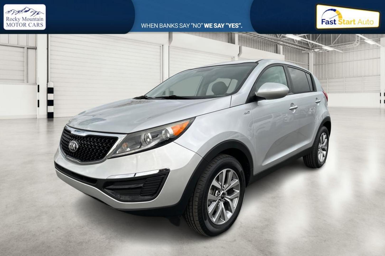 2016 Silver Kia Sportage LX AWD (KNDPBCAC1G7) with an 2.4L V6 DOHC 24V engine, 6-Speed Automatic transmission, located at 7755 State Street, Midvale, UT, 84047, (801) 753-9063, 40.610329, -111.892159 - Photo#8