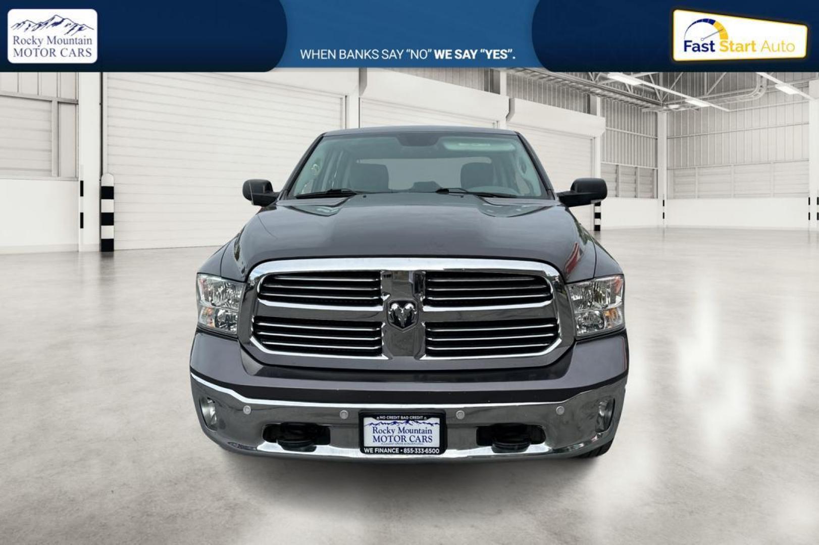 2016 Gray RAM 1500 SLT Crew Cab SWB 4WD (1C6RR7LT0GS) with an 5.7L V8 OHV 16V engine, 6A transmission, located at 767 S State Road, Pleasant Grove, UT, 84062, (801) 785-1058, 40.354839, -111.736687 - Photo#9