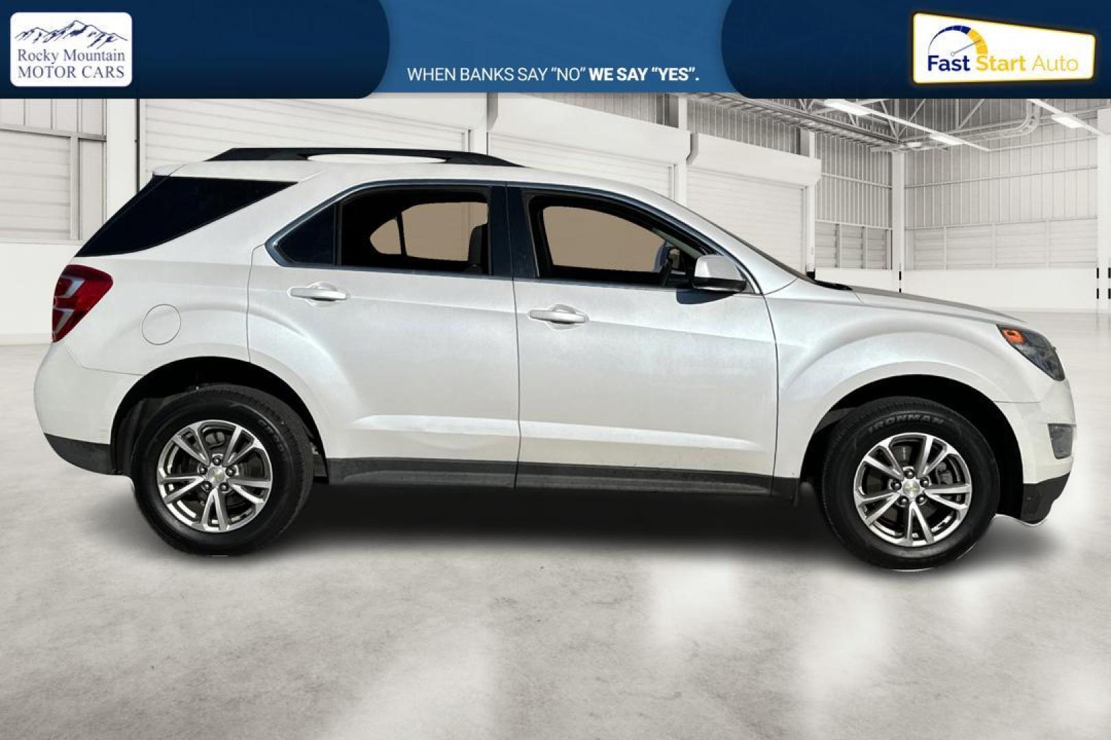 2017 White Chevrolet Equinox LT 2WD (2GNALCEK5H1) with an 2.4L L4 DOHC 16V FFV engine, 6A transmission, located at 7755 State Street, Midvale, UT, 84047, (801) 753-9063, 40.610329, -111.892159 - Photo#1