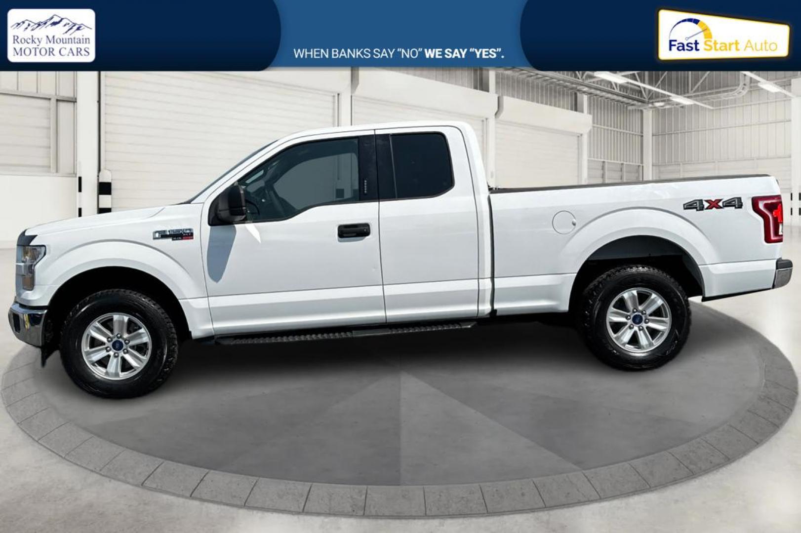 2017 White Ford F-150 Lariat SuperCab 8-ft. 4WD (1FTFX1EFXHF) with an 5.0L V8 engine, 6A transmission, located at 767 S State Road, Pleasant Grove, UT, 84062, (801) 785-1058, 40.354839, -111.736687 - Photo#5