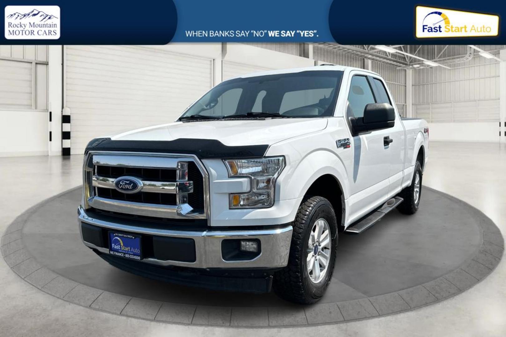2017 White Ford F-150 Lariat SuperCab 8-ft. 4WD (1FTFX1EFXHF) with an 5.0L V8 engine, 6A transmission, located at 767 S State Road, Pleasant Grove, UT, 84062, (801) 785-1058, 40.354839, -111.736687 - Photo#6