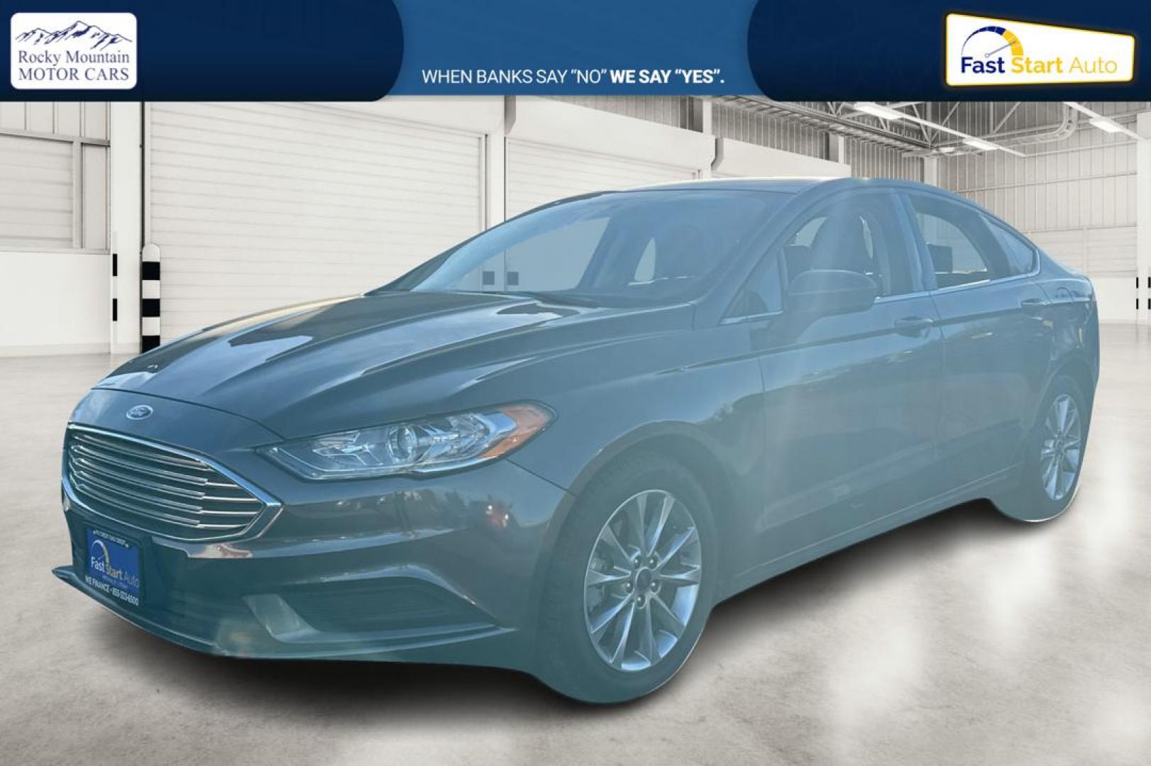 2017 Gray Ford Fusion SE (3FA6P0H74HR) with an 2.5L L4 DOHC 16V engine, 6A transmission, located at 767 S State Road, Pleasant Grove, UT, 84062, (801) 785-1058, 40.354839, -111.736687 - Photo#8