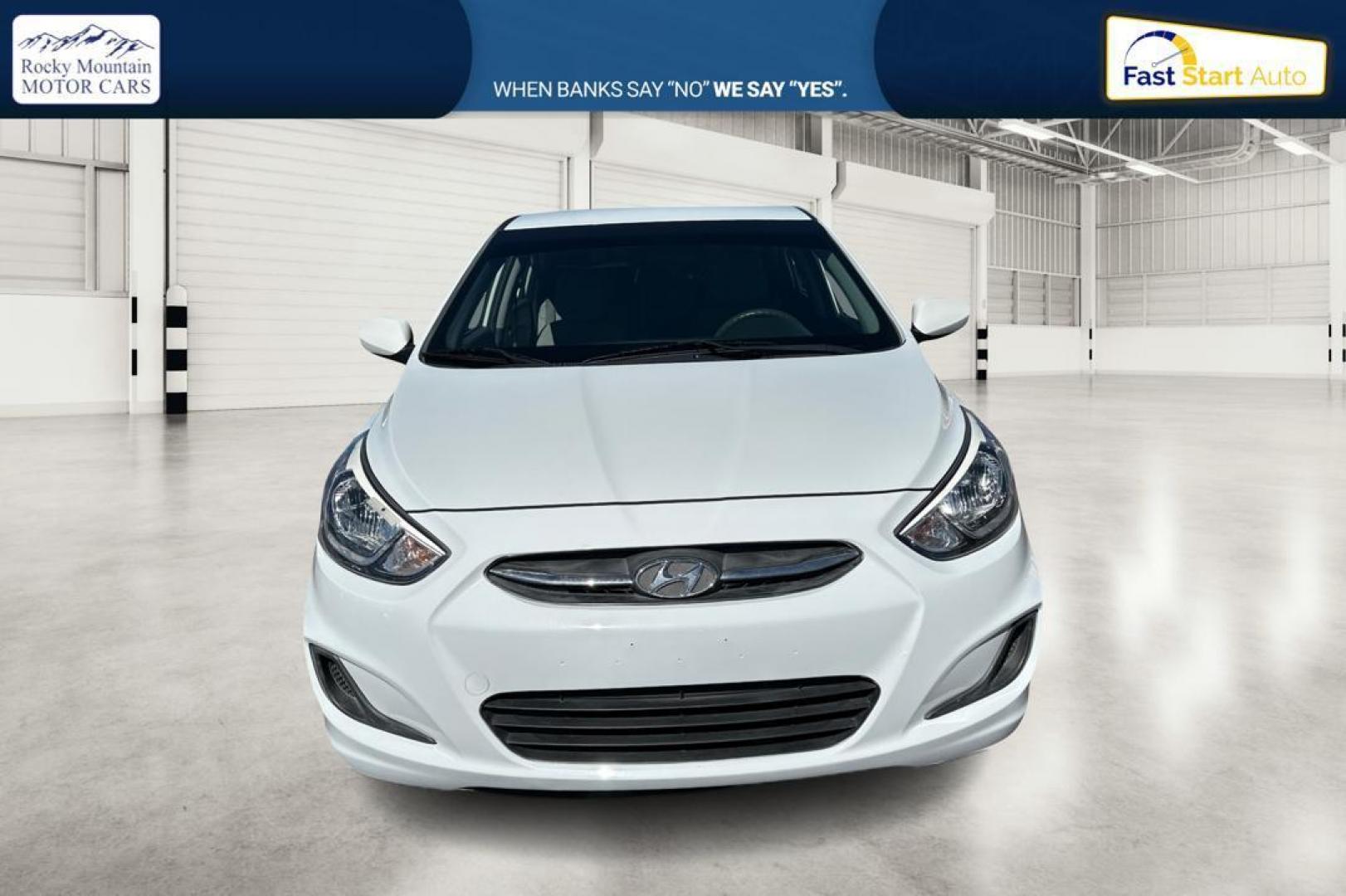 2017 White Hyundai Accent SE 4-Door 6M (KMHCT4AE6HU) with an 1.6L L4 DOHC 16V engine, 6M transmission, located at 7755 State Street, Midvale, UT, 84047, (801) 753-9063, 40.610329, -111.892159 - Photo#9