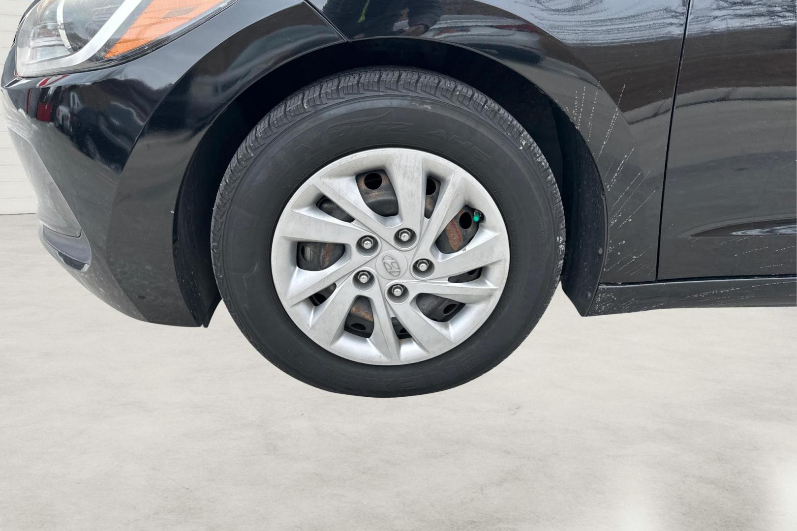 2017 Black Hyundai Elantra SE 6AT (KMHD74LF5HU) with an 1.8L L4 DOHC 16V engine, 6A transmission, located at 7755 State Street, Midvale, UT, 84047, (801) 753-9063, 40.610329, -111.892159 - Photo#12