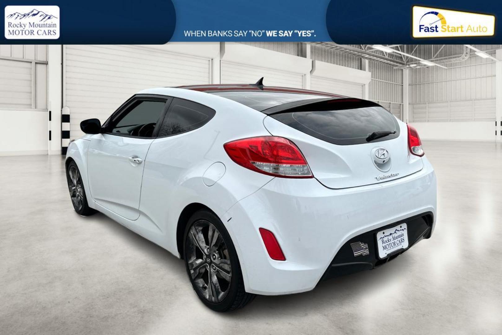 2017 White Hyundai Veloster Base 6MT (KMHTC6AD7HU) with an 1.6L L4 DOHC 16V engine, 6M transmission, located at 767 S State Road, Pleasant Grove, UT, 84062, (801) 785-1058, 40.354839, -111.736687 - Photo#5