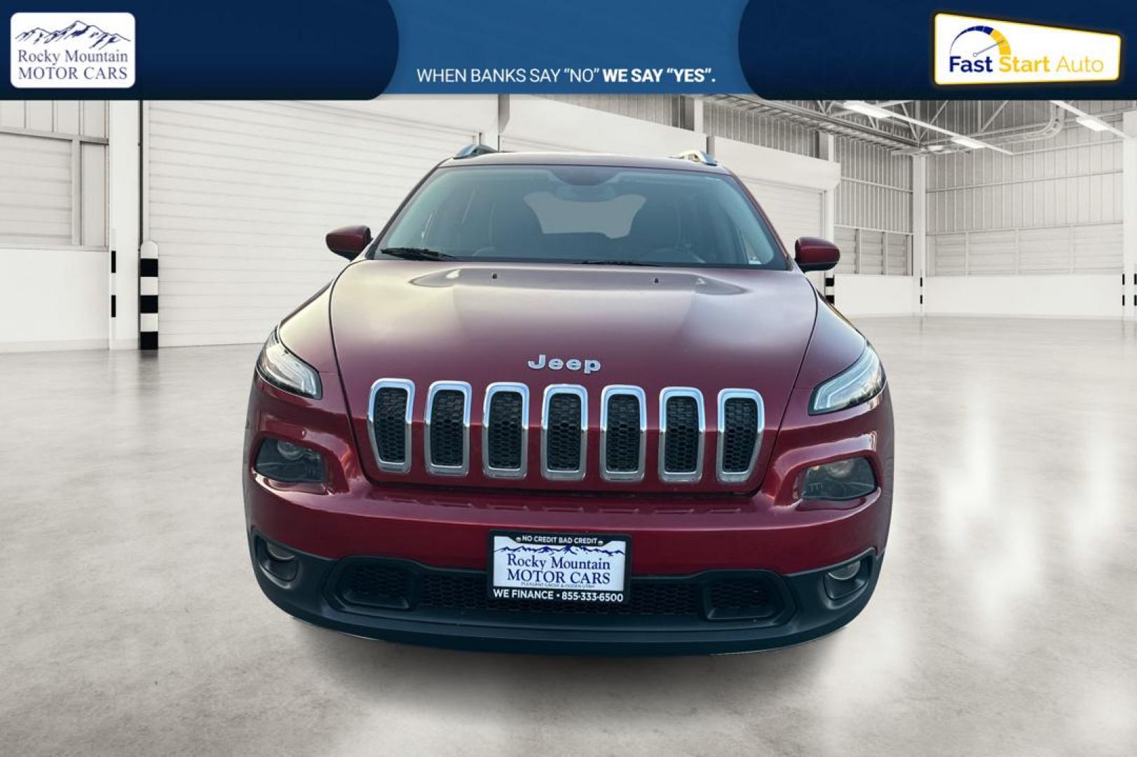 2017 Red Jeep Cherokee Latitude FWD (1C4PJLCB0HD) with an 2.4L L4 DOHC 16V engine, 9A transmission, located at 767 S State Road, Pleasant Grove, UT, 84062, (801) 785-1058, 40.354839, -111.736687 - Photo#9