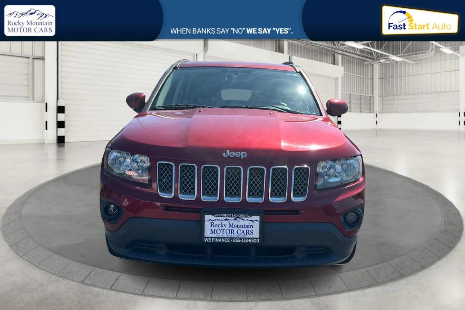 2017 Red Jeep Compass Latitude FWD (1C4NJCEB3HD) with an 2.4L L4 DOHC 16V engine, CVT transmission, located at 767 S State Road, Pleasant Grove, UT, 84062, (801) 785-1058, 40.354839, -111.736687 - Photo#7