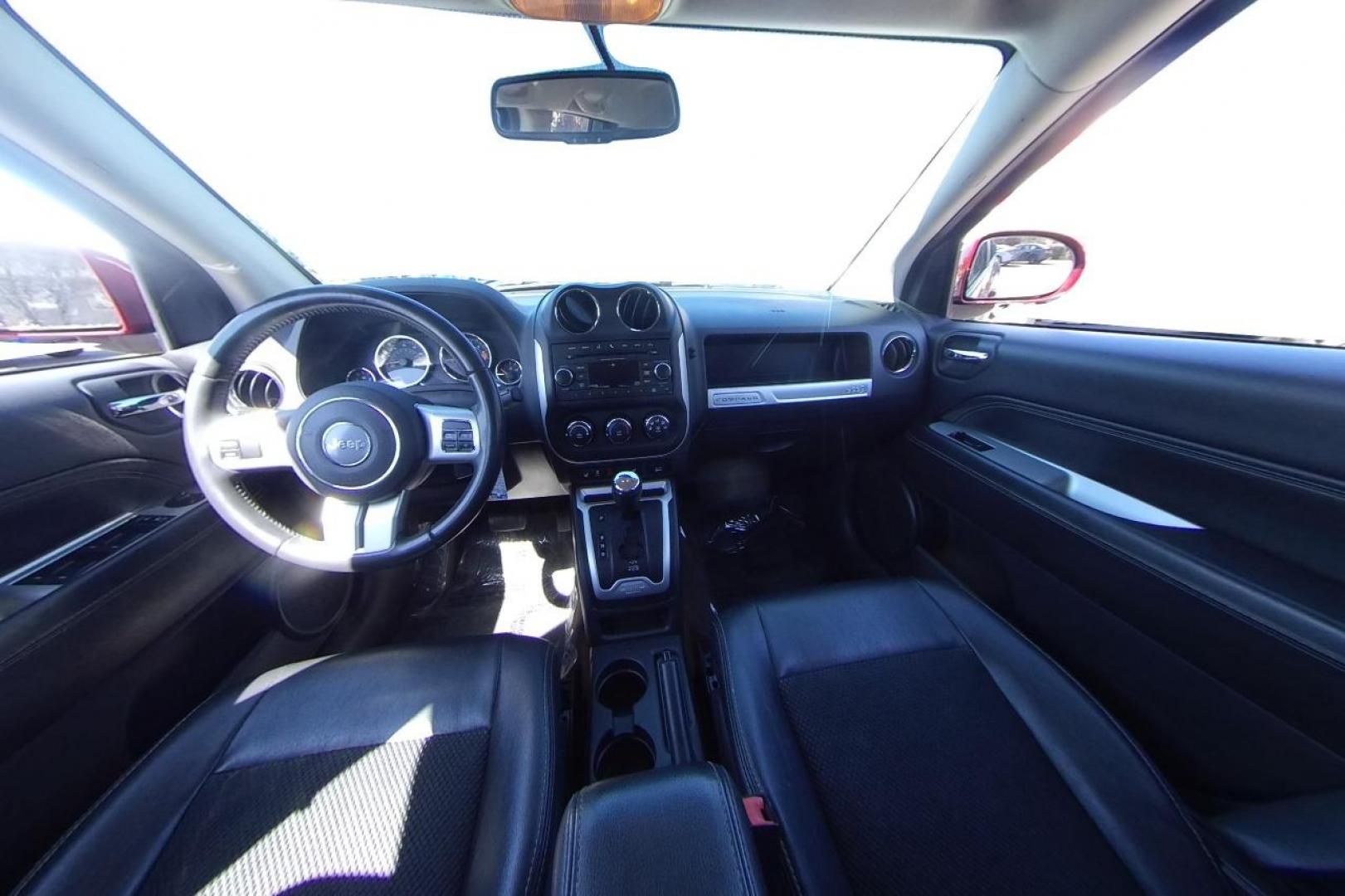 2017 Red Jeep Compass Latitude FWD (1C4NJCEB3HD) with an 2.4L L4 DOHC 16V engine, CVT transmission, located at 767 S State Road, Pleasant Grove, UT, 84062, (801) 785-1058, 40.354839, -111.736687 - Photo#11