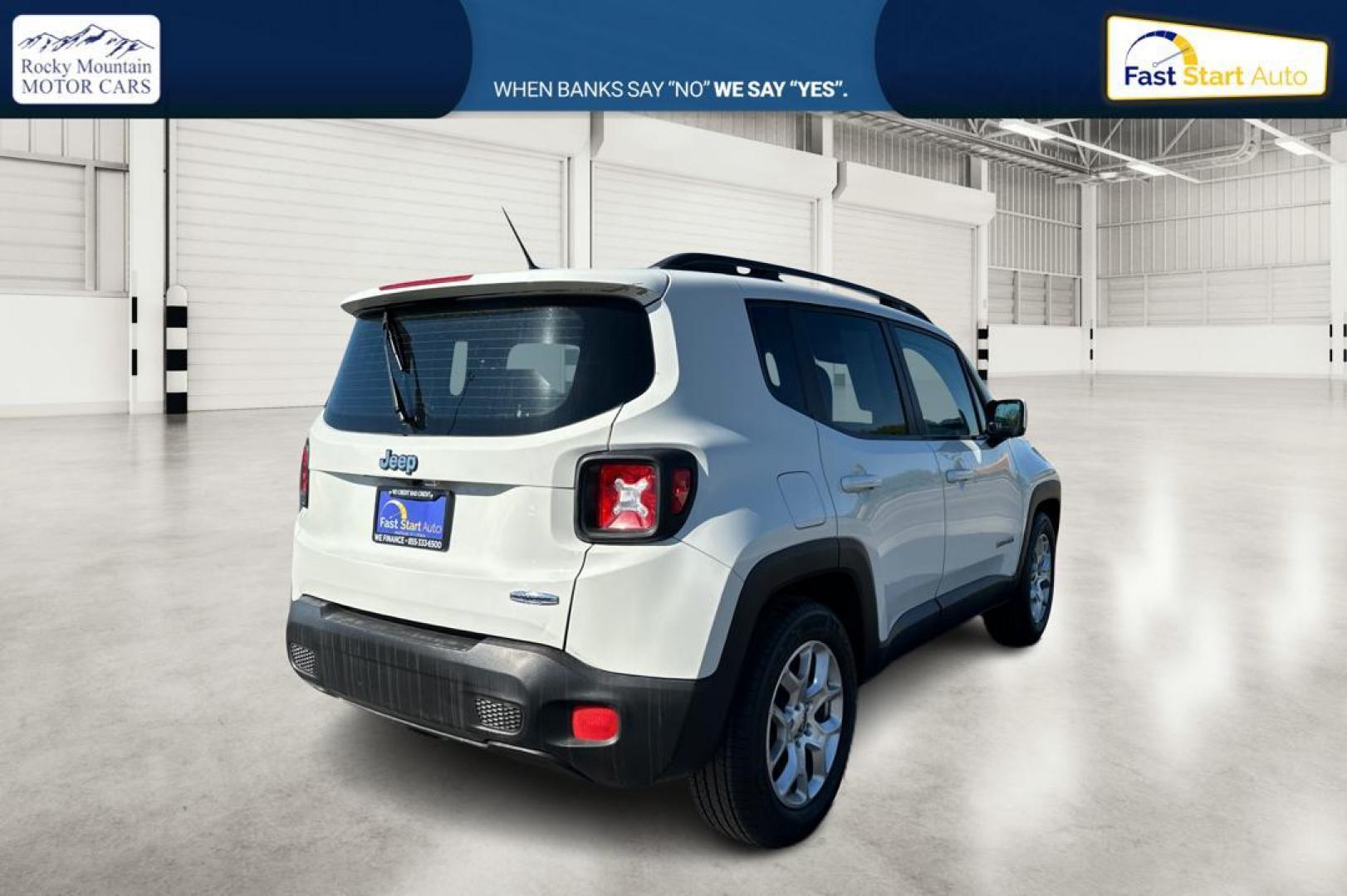2017 White Jeep Renegade Latitude FWD (ZACCJABBXHP) with an 2.4L L4 DOHC 16V engine, 6M transmission, located at 7755 State Street, Midvale, UT, 84047, (801) 753-9063, 40.610329, -111.892159 - Photo#2