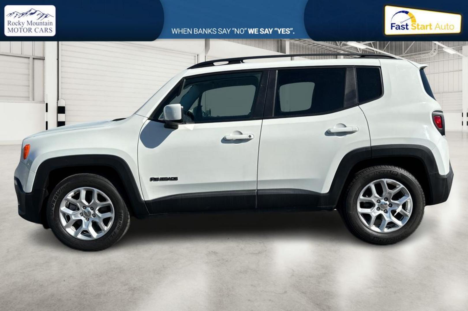 2017 White Jeep Renegade Latitude FWD (ZACCJABBXHP) with an 2.4L L4 DOHC 16V engine, 6M transmission, located at 7755 State Street, Midvale, UT, 84047, (801) 753-9063, 40.610329, -111.892159 - Photo#6