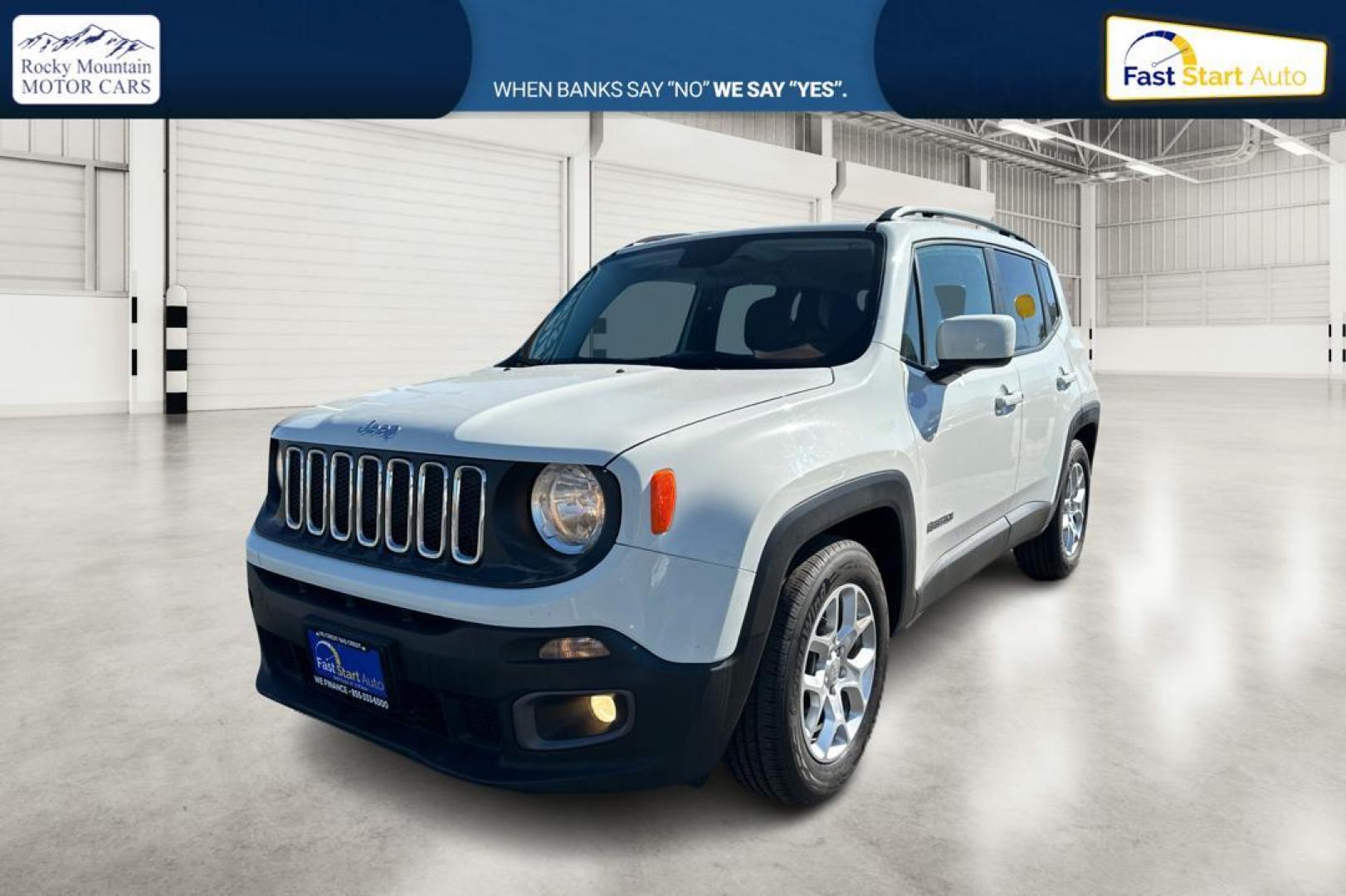 2017 White Jeep Renegade Latitude FWD (ZACCJABBXHP) with an 2.4L L4 DOHC 16V engine, 6M transmission, located at 7755 State Street, Midvale, UT, 84047, (801) 753-9063, 40.610329, -111.892159 - Photo#8
