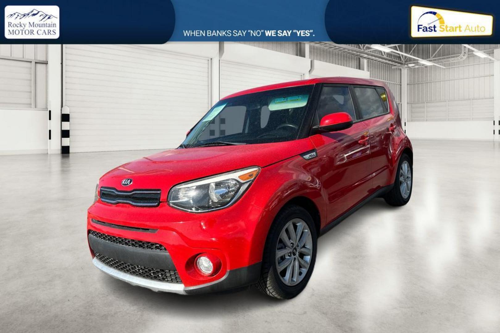 2017 Red Kia Soul + (KNDJP3A51H7) with an 2.0L L4 DOHC 16V engine, 6A transmission, located at 7755 State Street, Midvale, UT, 84047, (801) 753-9063, 40.610329, -111.892159 - Photo#8