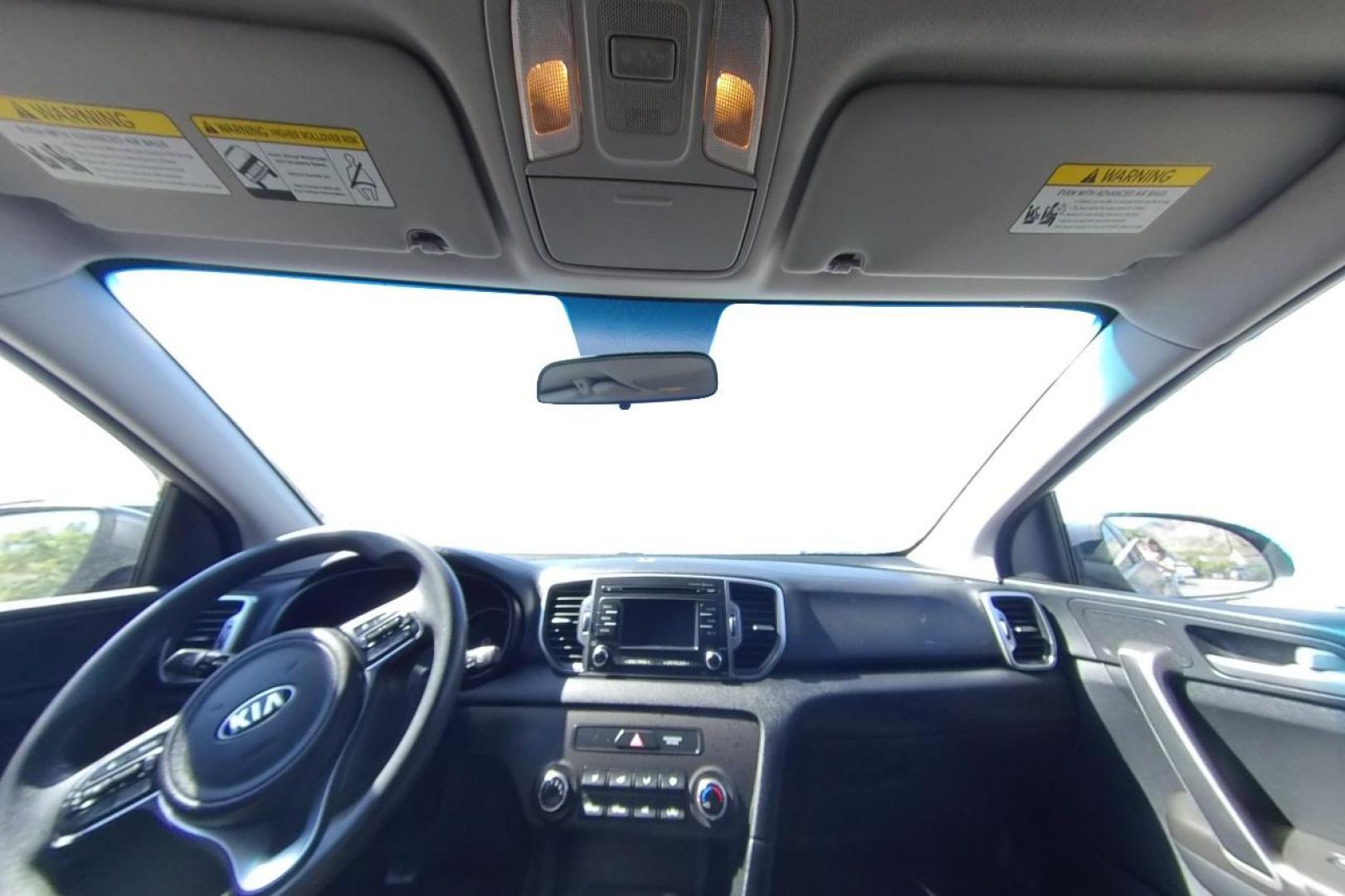2017 Blue Kia Sportage LX AWD (KNDPMCAC1H7) with an 2.4L V6 DOHC 24V engine, 6A transmission, located at 7755 State Street, Midvale, UT, 84047, (801) 753-9063, 40.610329, -111.892159 - Photo#11