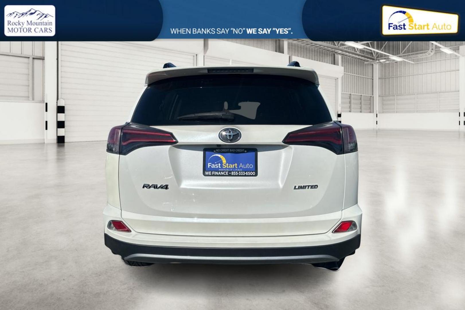 2017 White Toyota RAV4 Limited FWD (2T3YFREV5HW) with an 2.5L L4 DOHC 16V engine, 6A transmission, located at 7755 State Street, Midvale, UT, 84047, (801) 753-9063, 40.610329, -111.892159 - Photo#4