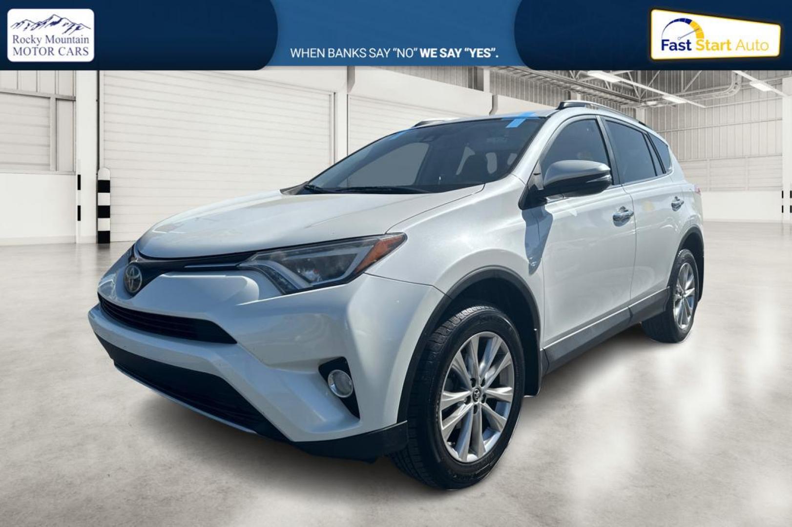 2017 White Toyota RAV4 Limited FWD (2T3YFREV5HW) with an 2.5L L4 DOHC 16V engine, 6A transmission, located at 7755 State Street, Midvale, UT, 84047, (801) 753-9063, 40.610329, -111.892159 - Photo#8