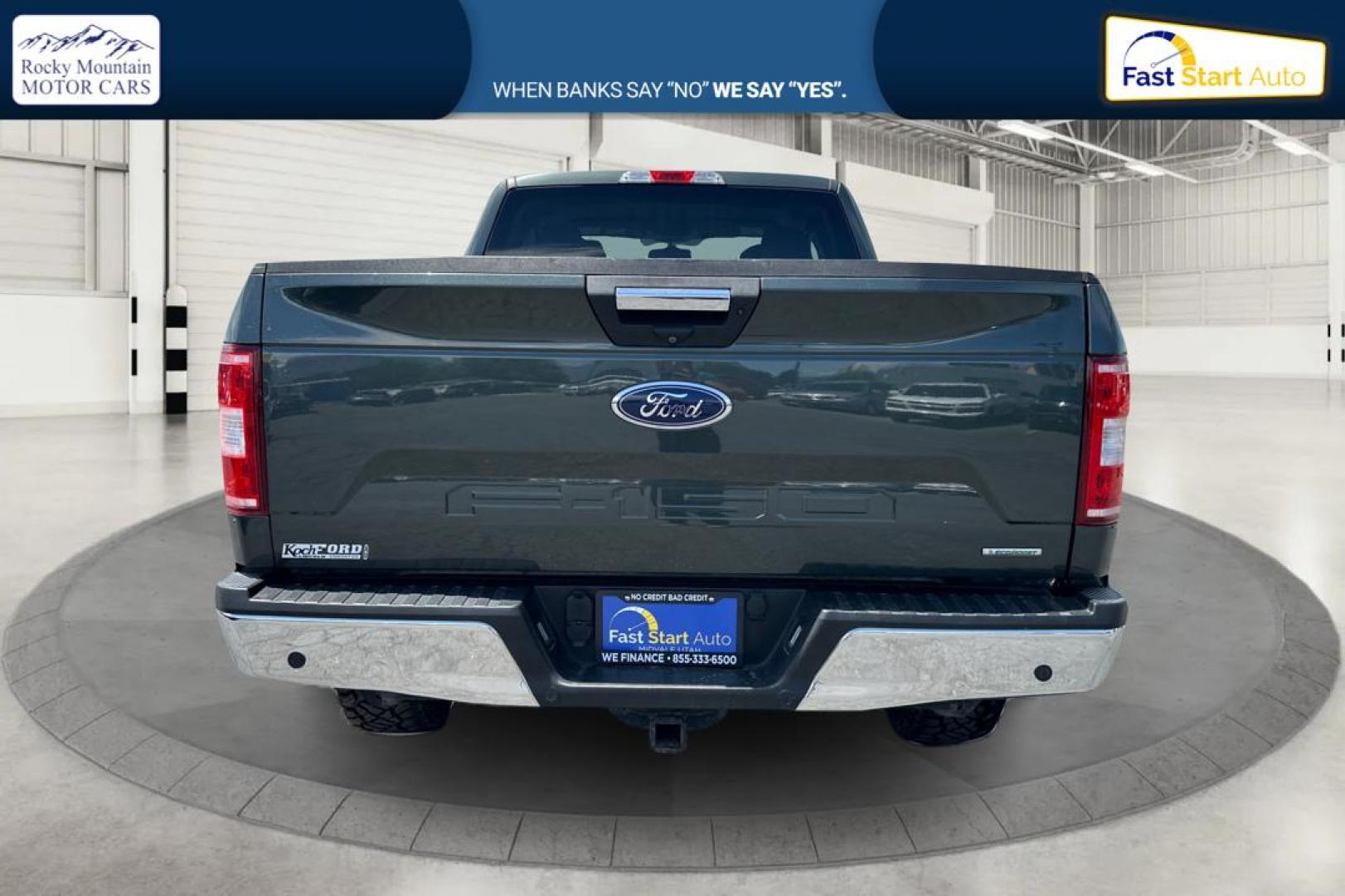 2018 Gray Ford F-150 Lariat SuperCab 6.5-ft. 4WD (1FTFX1EG8JK) with an 3.5L V6 DOHC 24V engine, 6A transmission, located at 767 S State Road, Pleasant Grove, UT, 84062, (801) 785-1058, 40.354839, -111.736687 - Photo#3