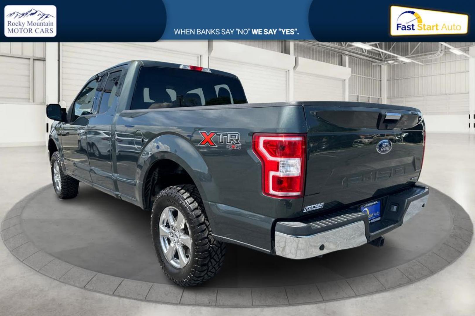 2018 Gray Ford F-150 Lariat SuperCab 6.5-ft. 4WD (1FTFX1EG8JK) with an 3.5L V6 DOHC 24V engine, 6A transmission, located at 767 S State Road, Pleasant Grove, UT, 84062, (801) 785-1058, 40.354839, -111.736687 - Photo#4