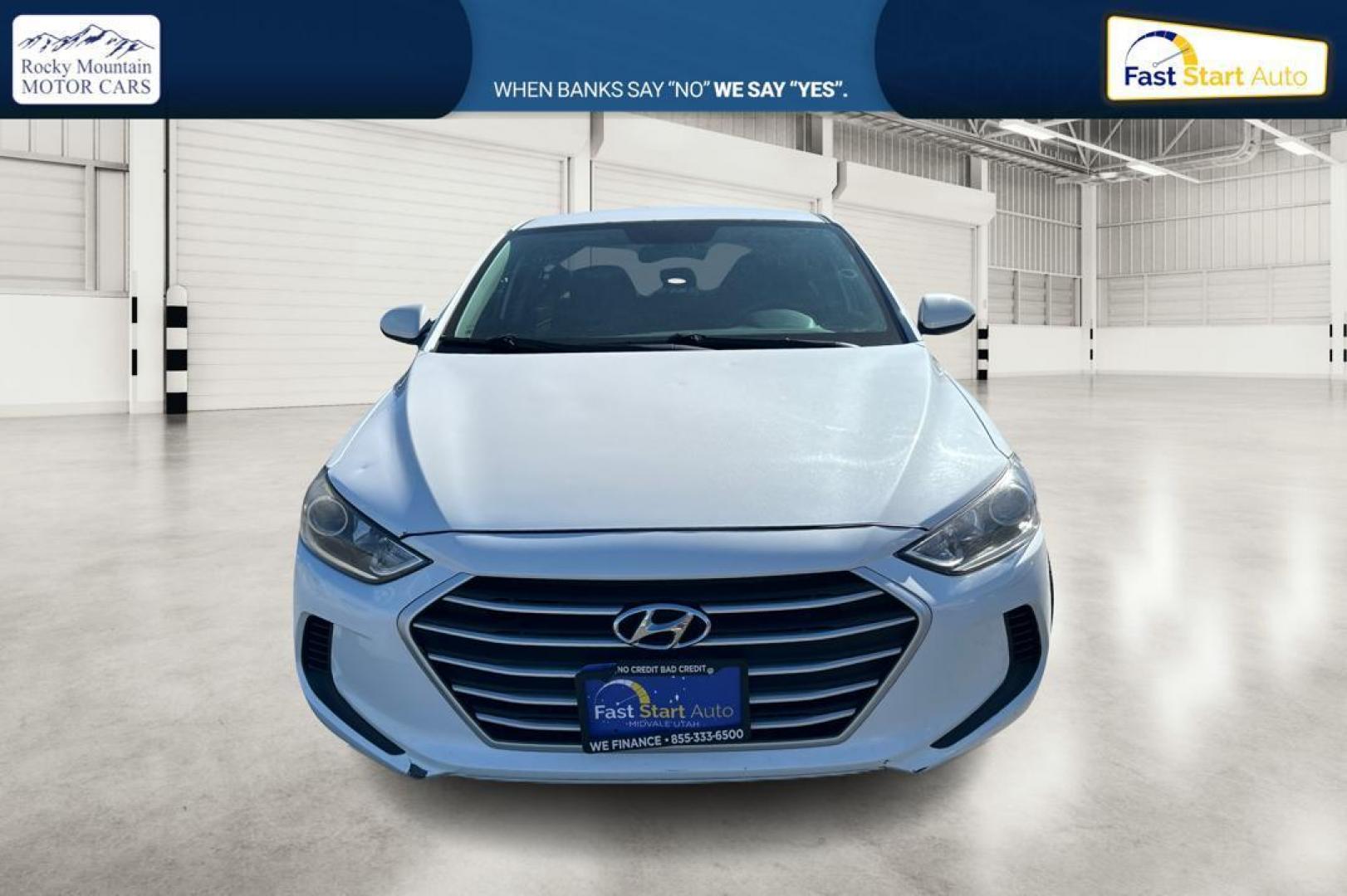 2018 White Hyundai Elantra Limited (5NPD84LF0JH) with an 1.8L L4 DOHC 16V engine, 6A transmission, located at 7755 State Street, Midvale, UT, 84047, (801) 753-9063, 40.610329, -111.892159 - Photo#7