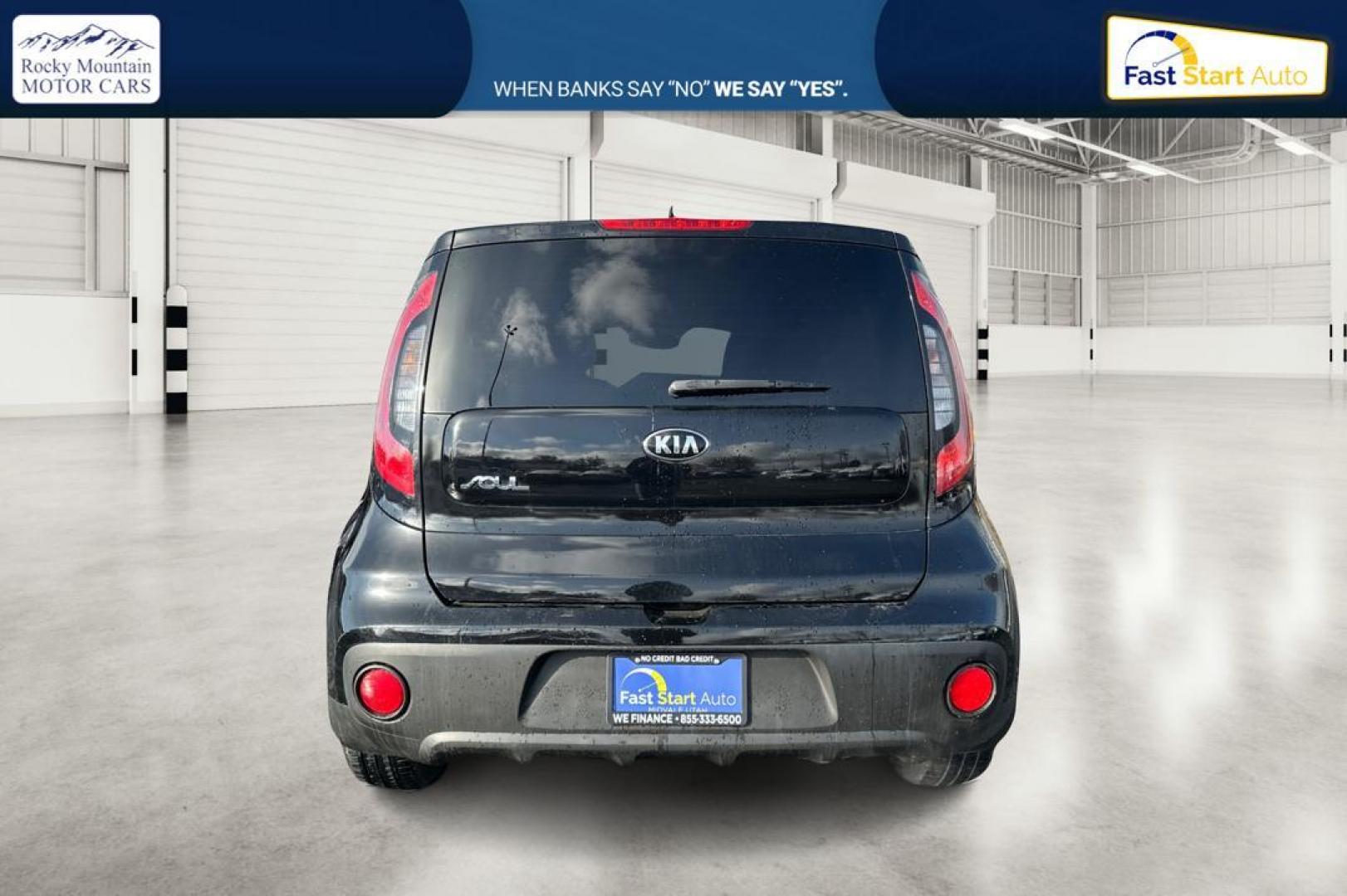 2018 Black Kia Soul Base 6M (KNDJN2A20J7) with an 1.6L L4 DOHC 16V engine, 6M transmission, located at 767 S State Road, Pleasant Grove, UT, 84062, (801) 785-1058, 40.354839, -111.736687 - Photo#4