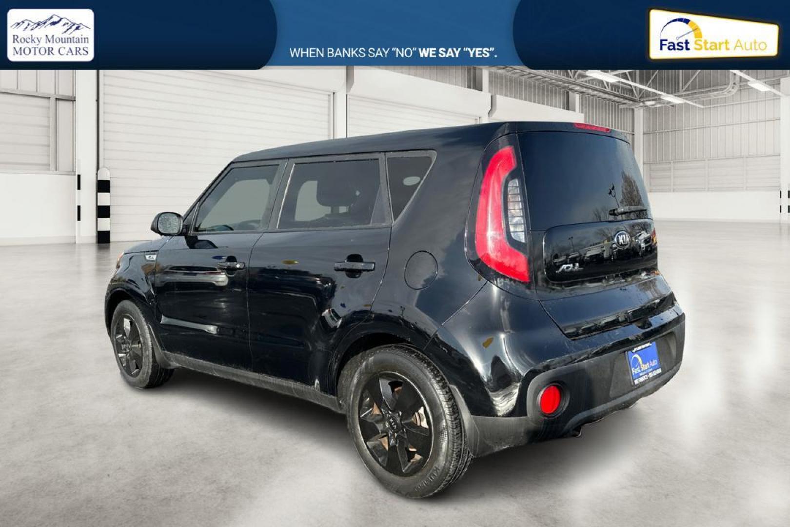 2018 Black Kia Soul Base 6M (KNDJN2A20J7) with an 1.6L L4 DOHC 16V engine, 6M transmission, located at 767 S State Road, Pleasant Grove, UT, 84062, (801) 785-1058, 40.354839, -111.736687 - Photo#5