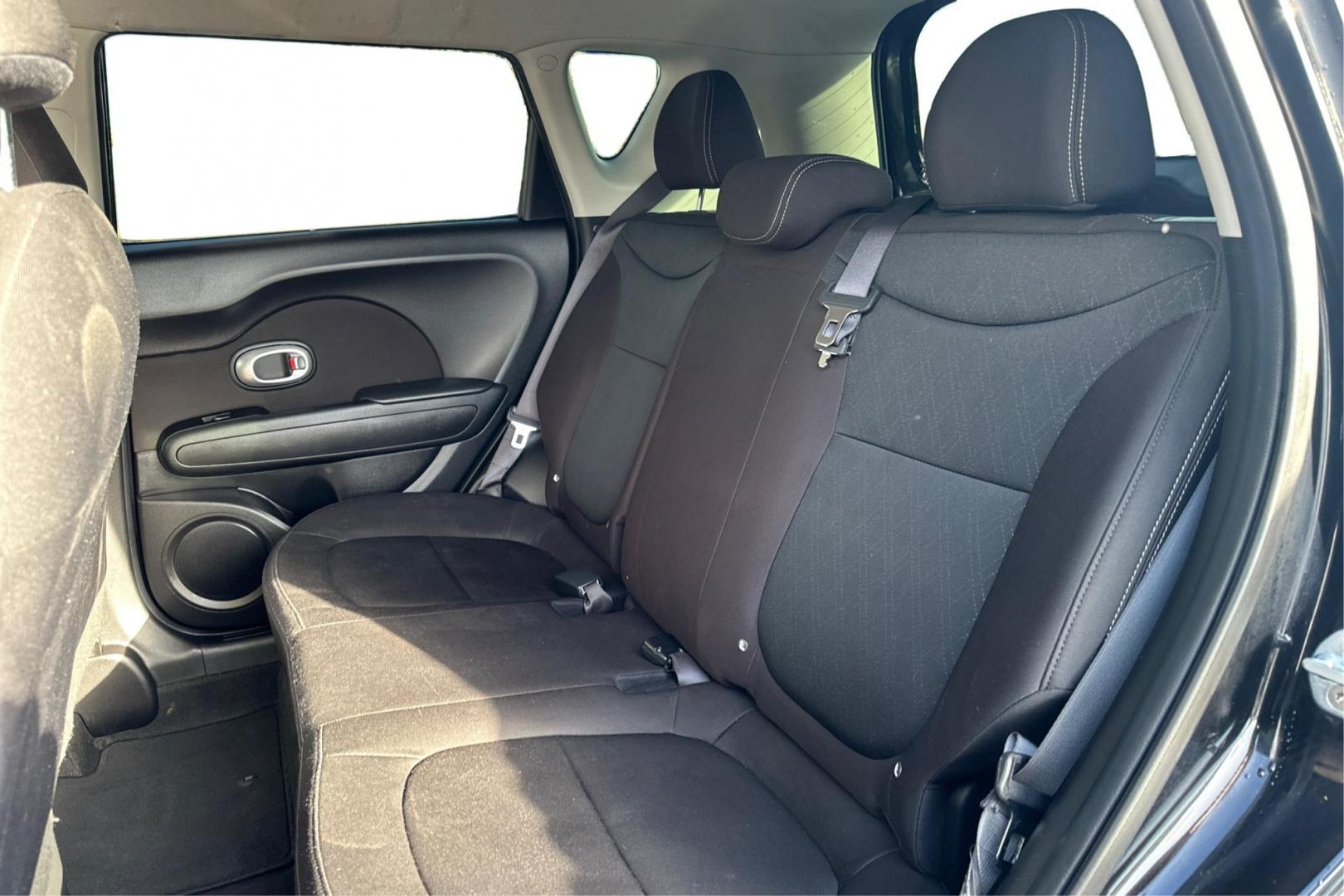 2018 Black Kia Soul Base 6M (KNDJN2A20J7) with an 1.6L L4 DOHC 16V engine, 6M transmission, located at 767 S State Road, Pleasant Grove, UT, 84062, (801) 785-1058, 40.354839, -111.736687 - Photo#15