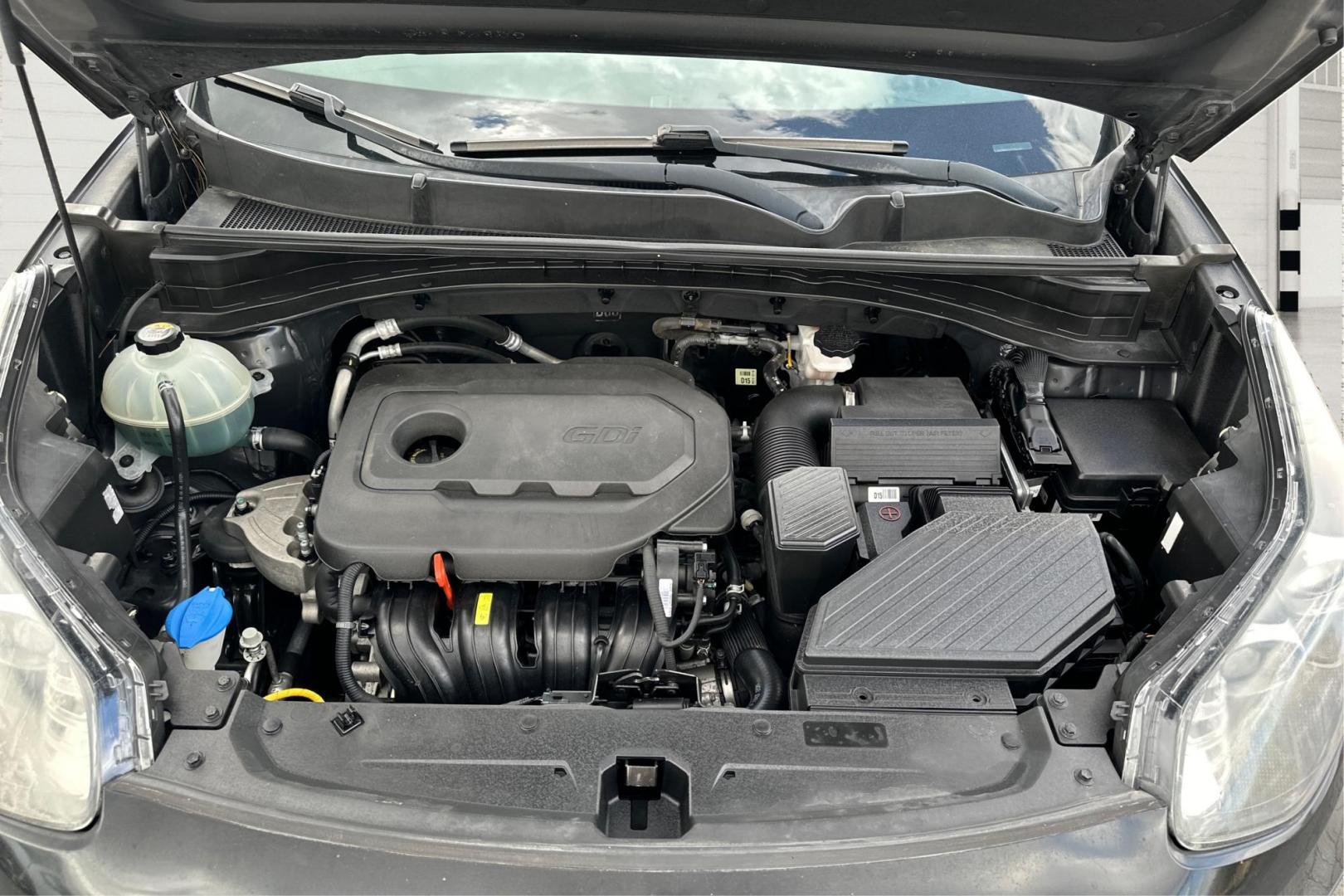 2018 Black Kia Sportage LX FWD (KNDPM3AC4J7) with an 2.4L V6 DOHC 24V engine, 6A transmission, located at 7755 State Street, Midvale, UT, 84047, (801) 753-9063, 40.610329, -111.892159 - Photo#12