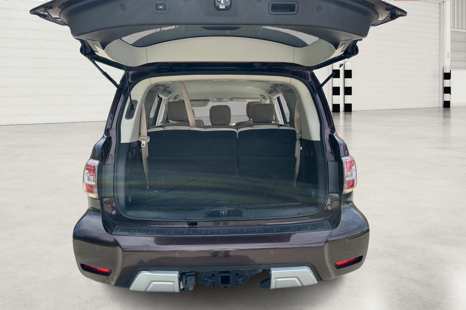 2018 Brown Nissan Armada Platinum 2WD (JN8AY2ND1J9) with an 5.6L V8 DOHC 32V engine, 7A transmission, located at 767 S State Road, Pleasant Grove, UT, 84062, (801) 785-1058, 40.354839, -111.736687 - Photo#10