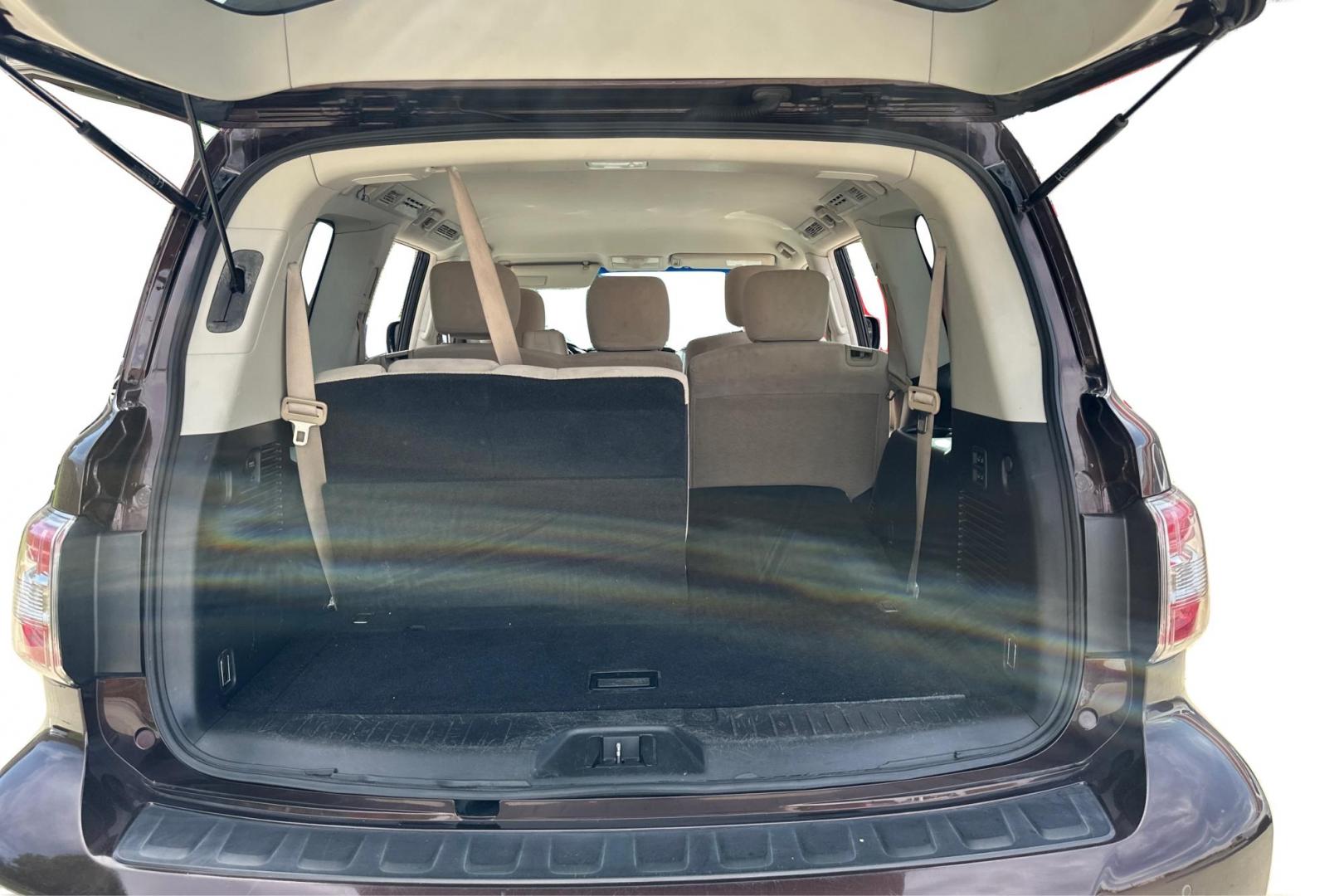 2018 Brown Nissan Armada Platinum 2WD (JN8AY2ND1J9) with an 5.6L V8 DOHC 32V engine, 7A transmission, located at 767 S State Road, Pleasant Grove, UT, 84062, (801) 785-1058, 40.354839, -111.736687 - Photo#11