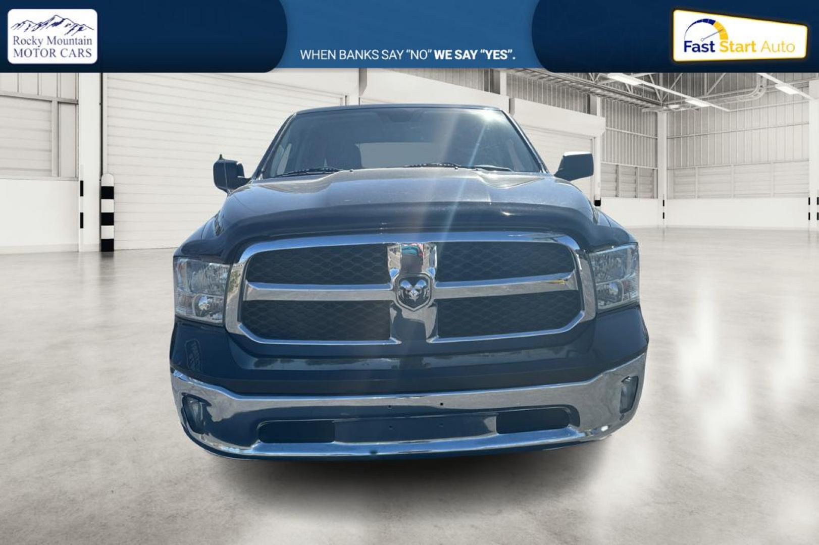 2018 Black RAM 1500 SLT Crew Cab SWB 4WD (1C6RR7LT4JS) with an 5.7L V8 OHV 16V engine, 8A transmission, located at 7755 State Street, Midvale, UT, 84047, (801) 753-9063, 40.610329, -111.892159 - Photo#9